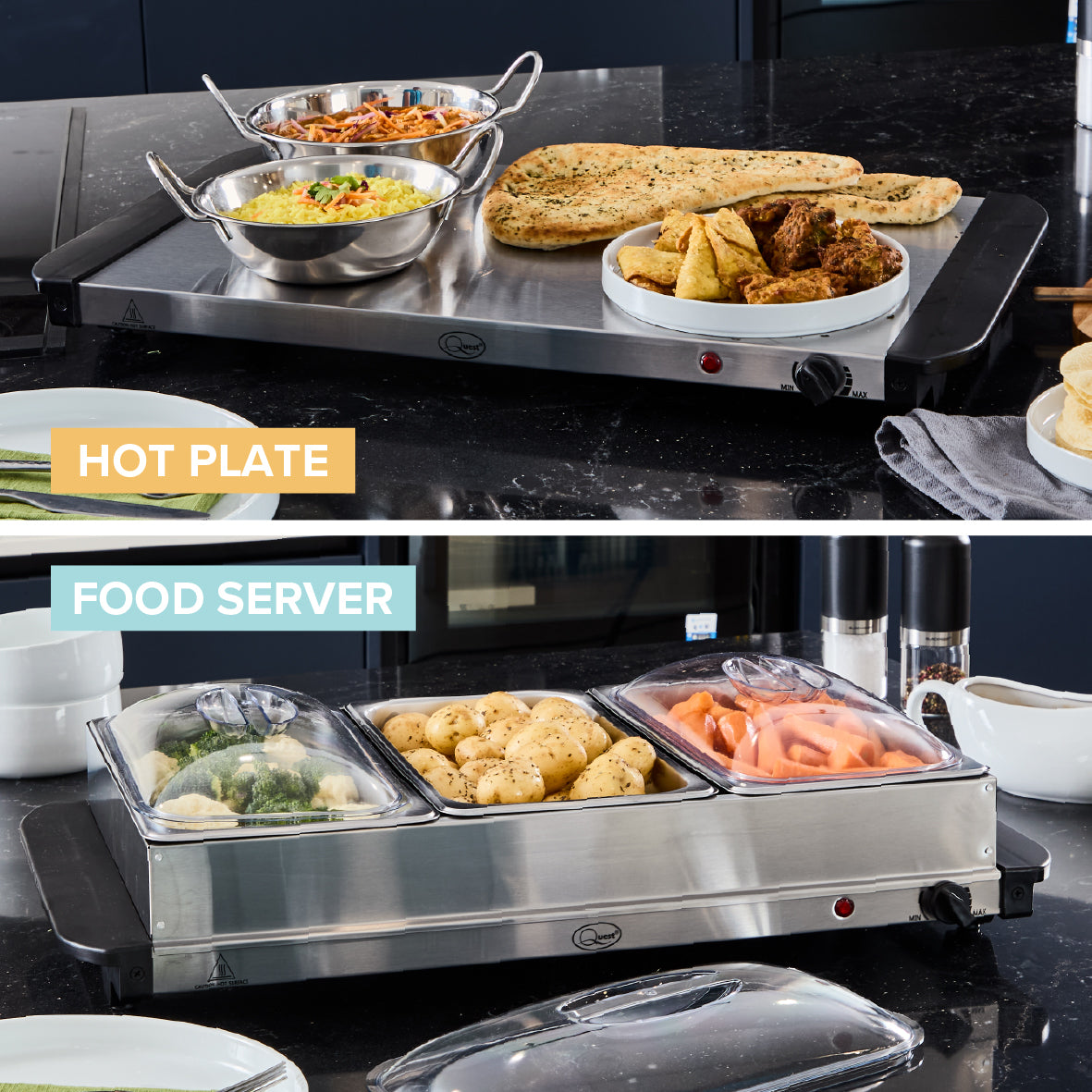 Deluxe Buffet Server & Food Warmer