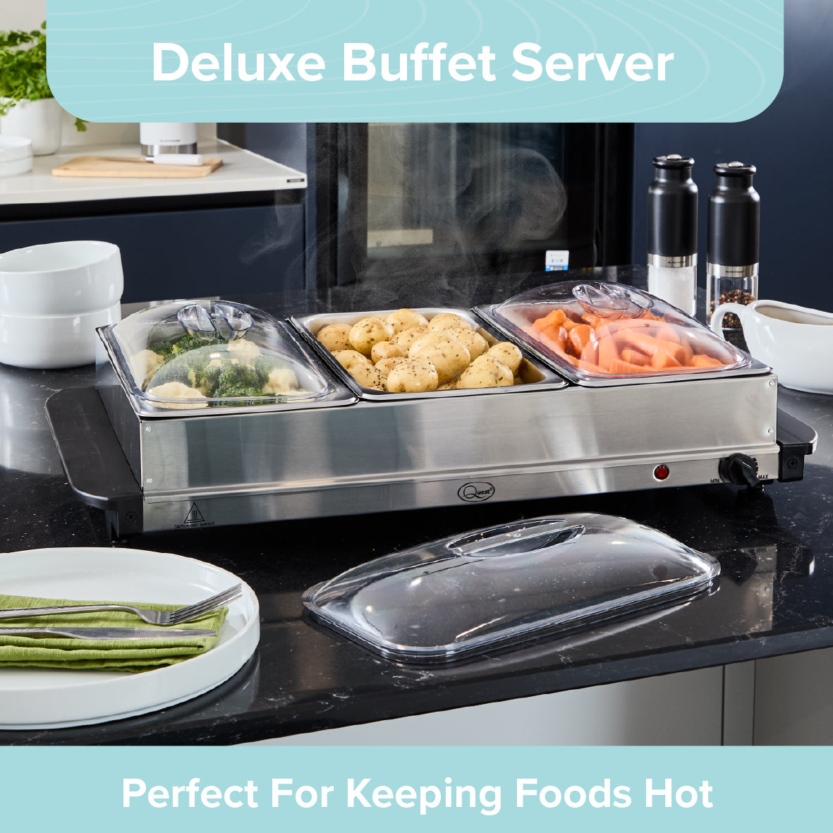 Deluxe Buffet Server & Food Warmer