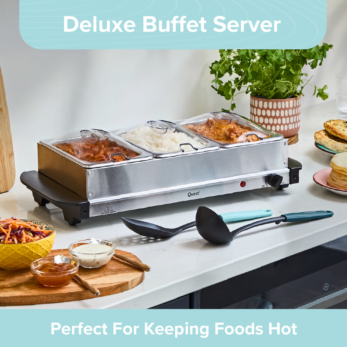 Compact Buffet Server & Food Warmer