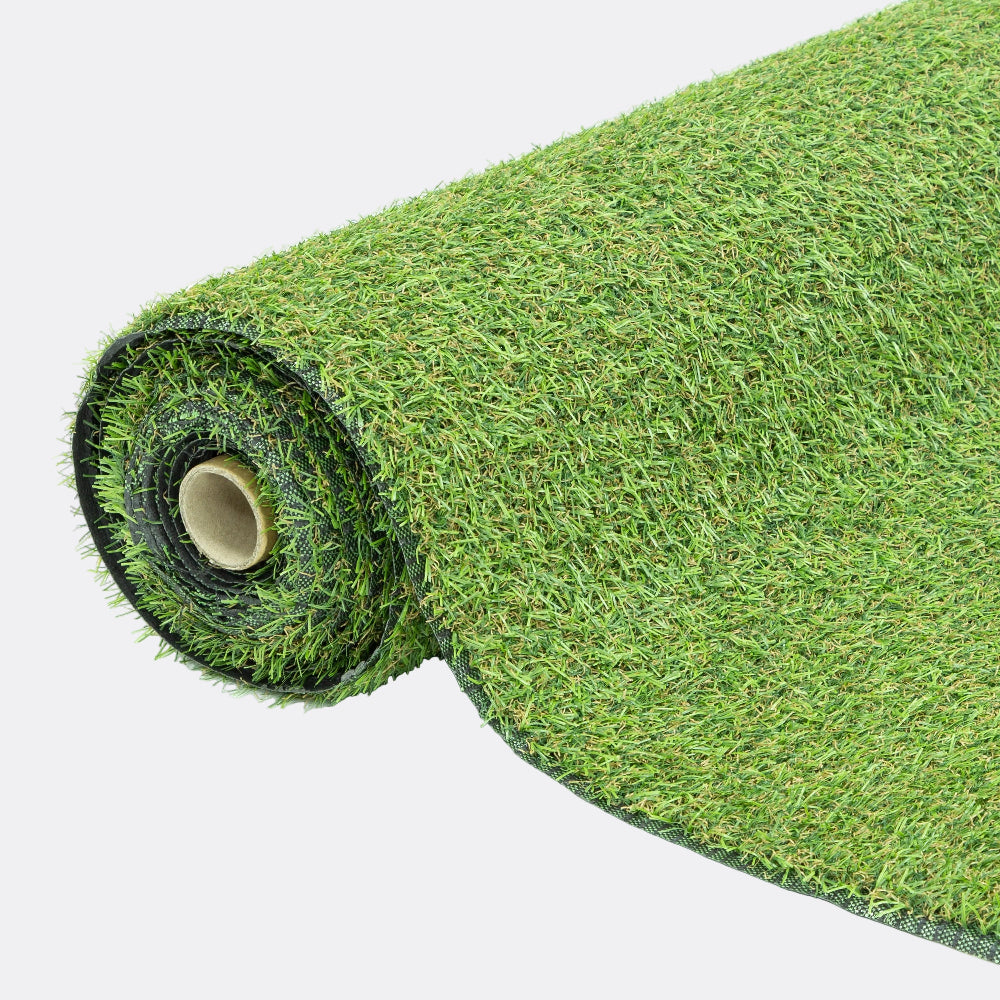 4m Light Green Artificial Grass - 15mm Pile