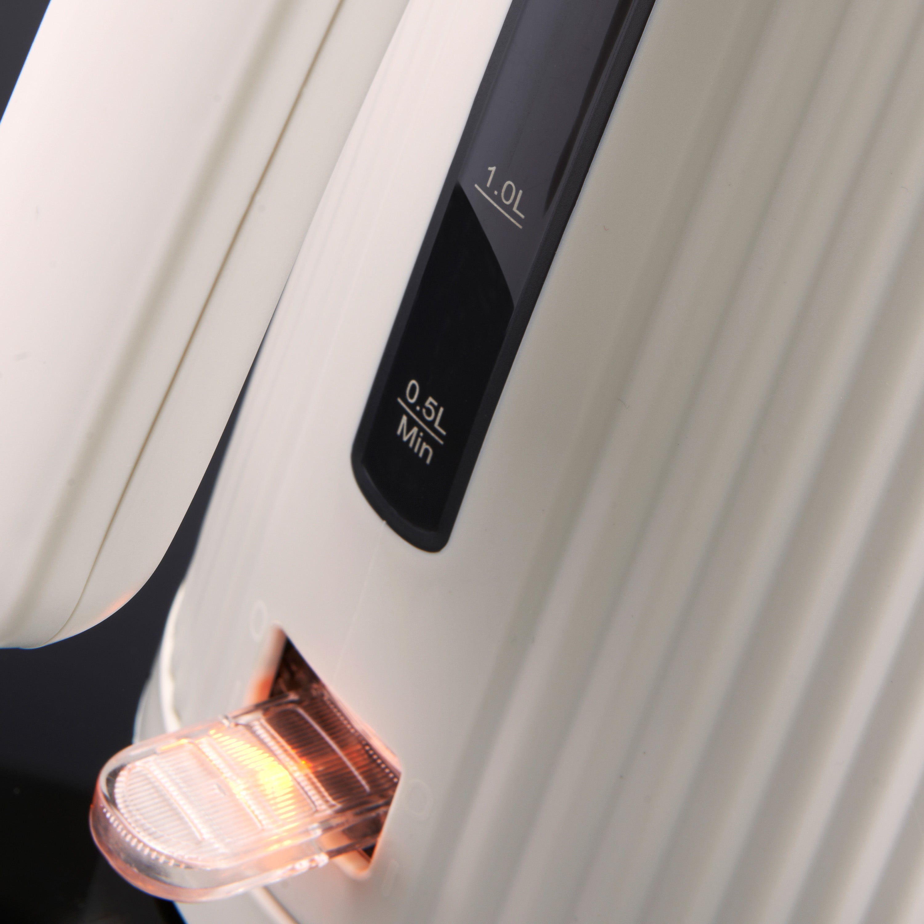 1.5L Kettle - White Grooved Design
