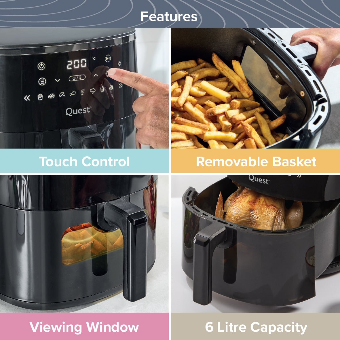 6L Digital Air Fryer