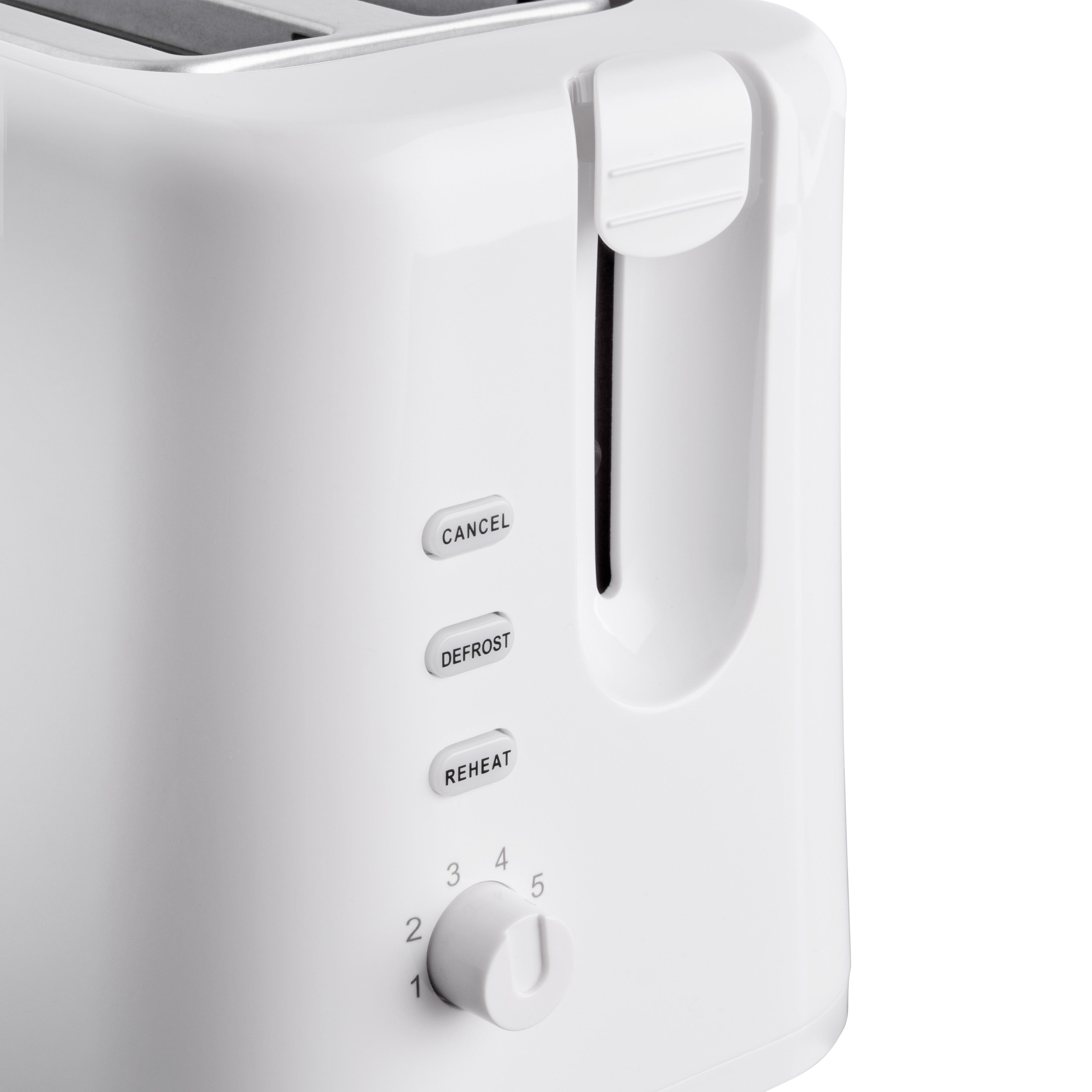 2 Slice Toaster - White
