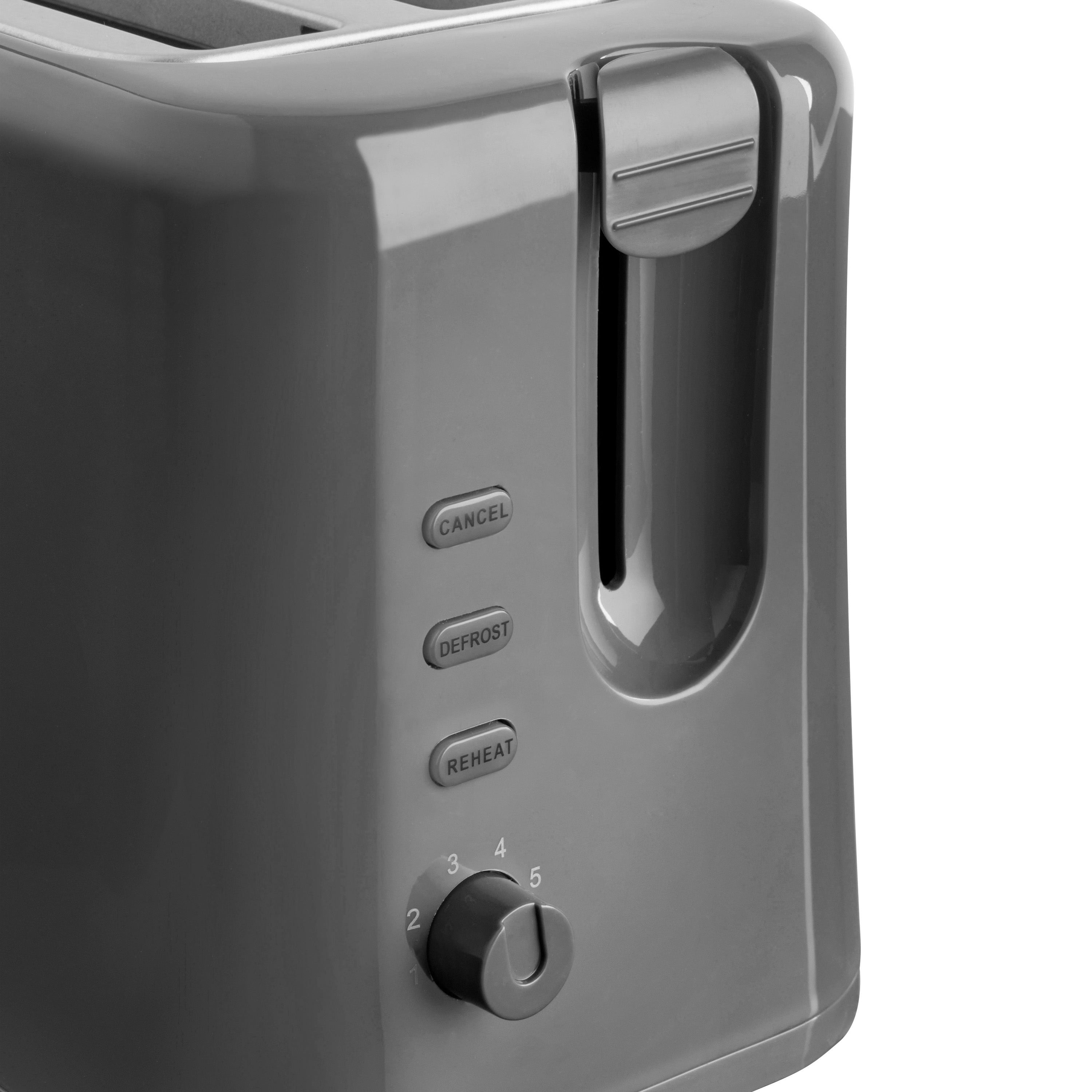 2 Slice Toaster - Grey