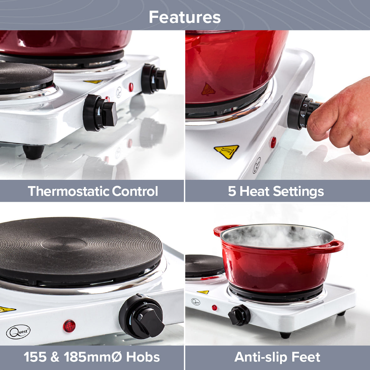 Twin Electric Hob