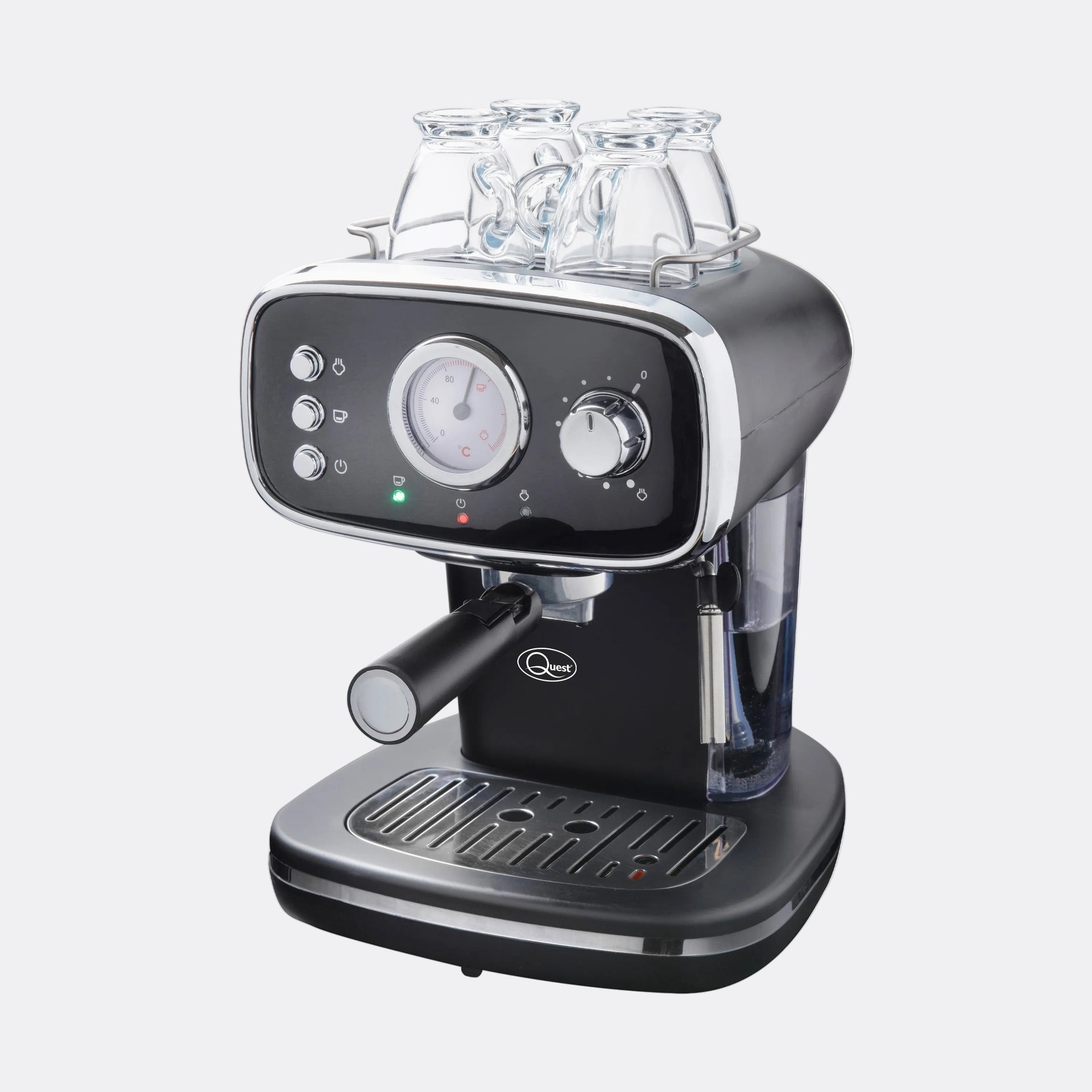 Retro Coffee Machine Milk Frother