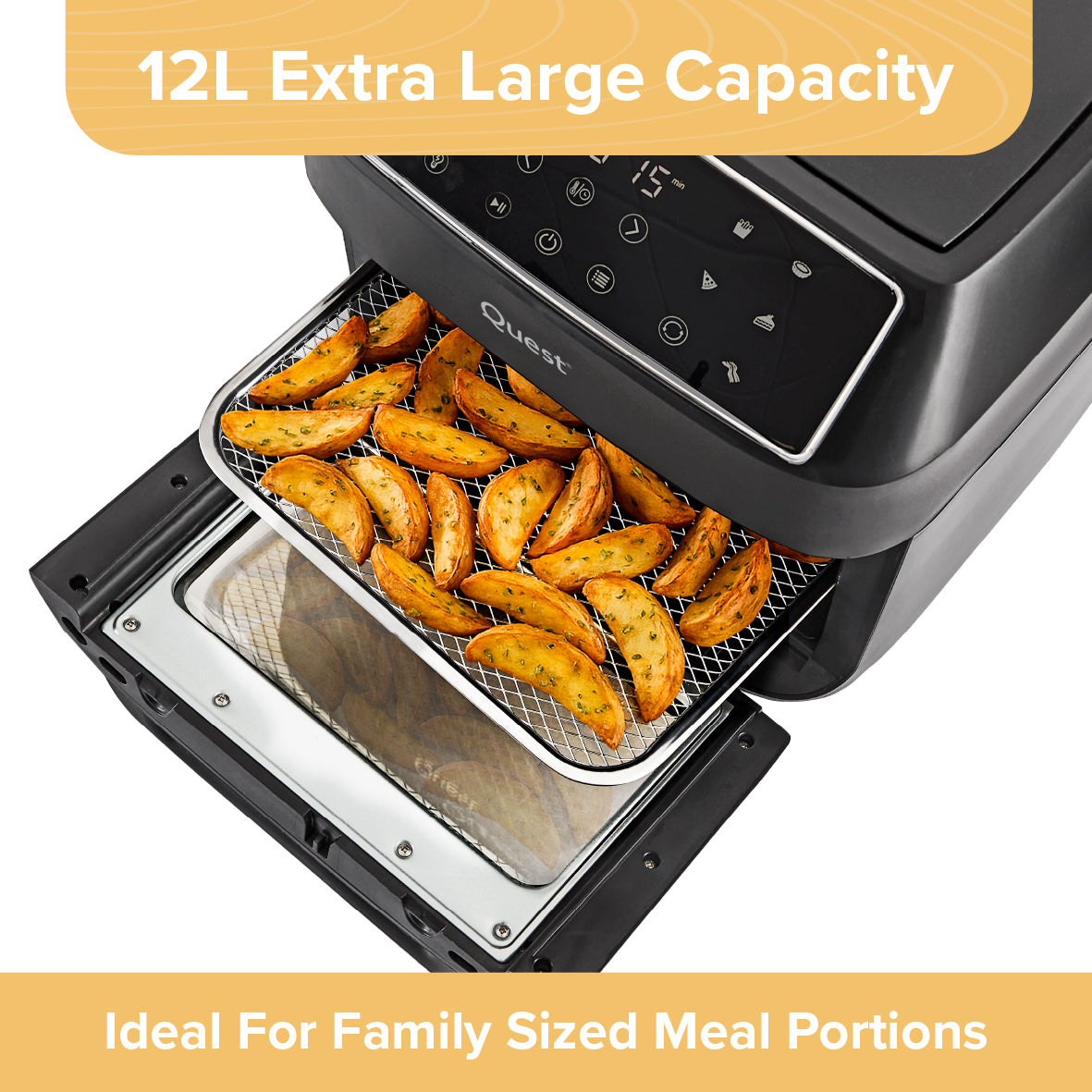 12L Digital Air Fryer with Rotisserie