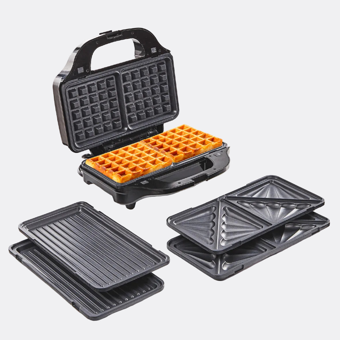 3 1 Waffle Maker Sandwich Toaster & Panini Press