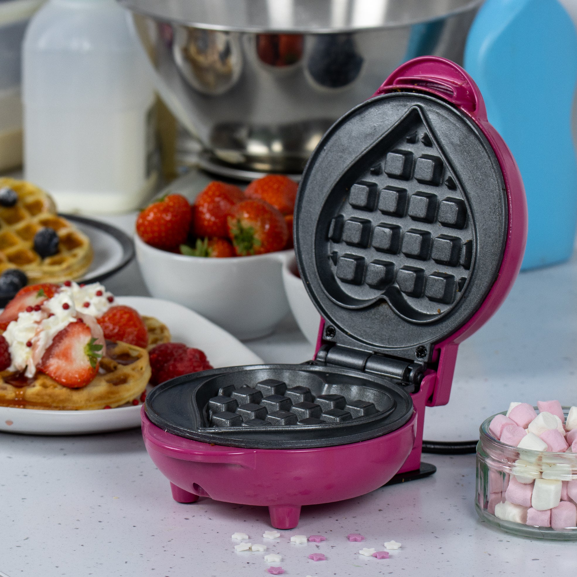 Mini Heart Waffle Maker