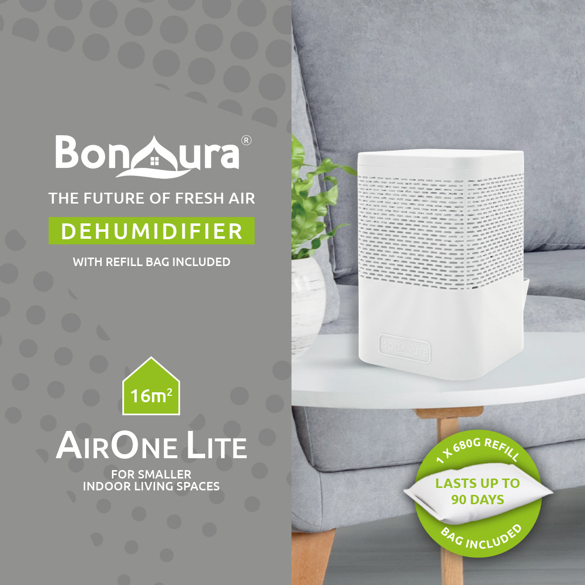 AirOne Classic Dehumidifier - White