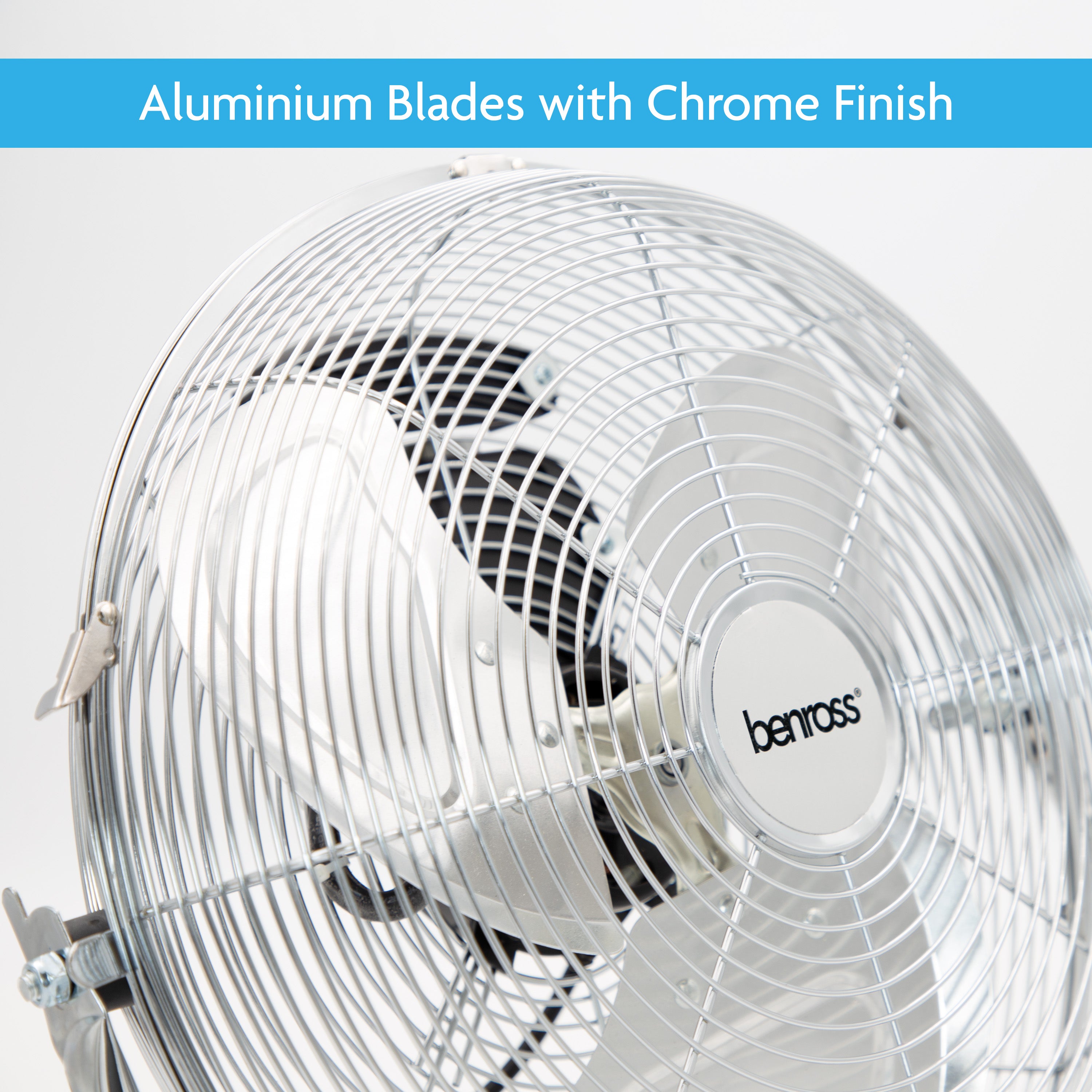 14" Chrome Floor Fan
