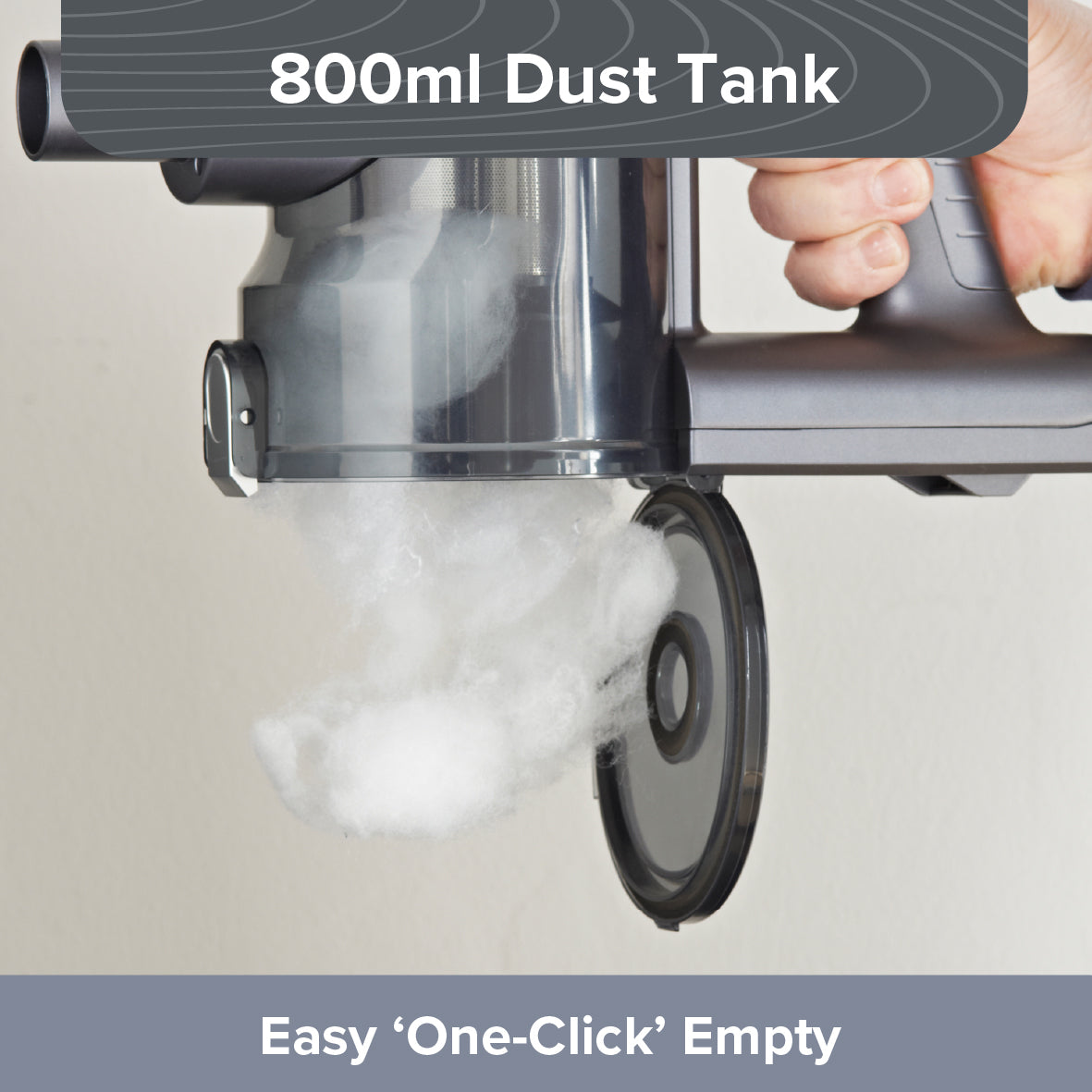 2-in-1 Handheld and Upright Vacuum Cleaner