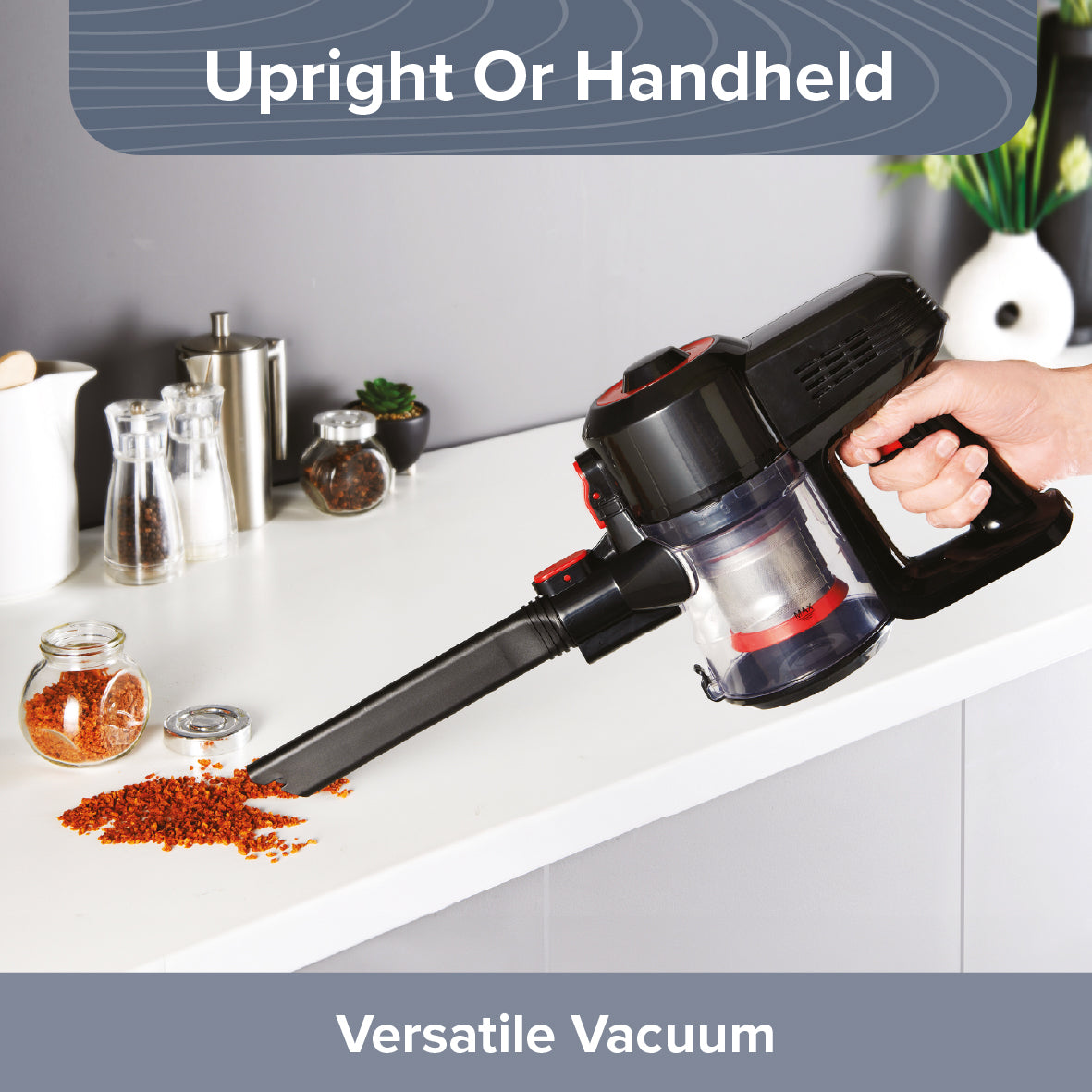 2-in-1 Cordless Vacuum Cleaner