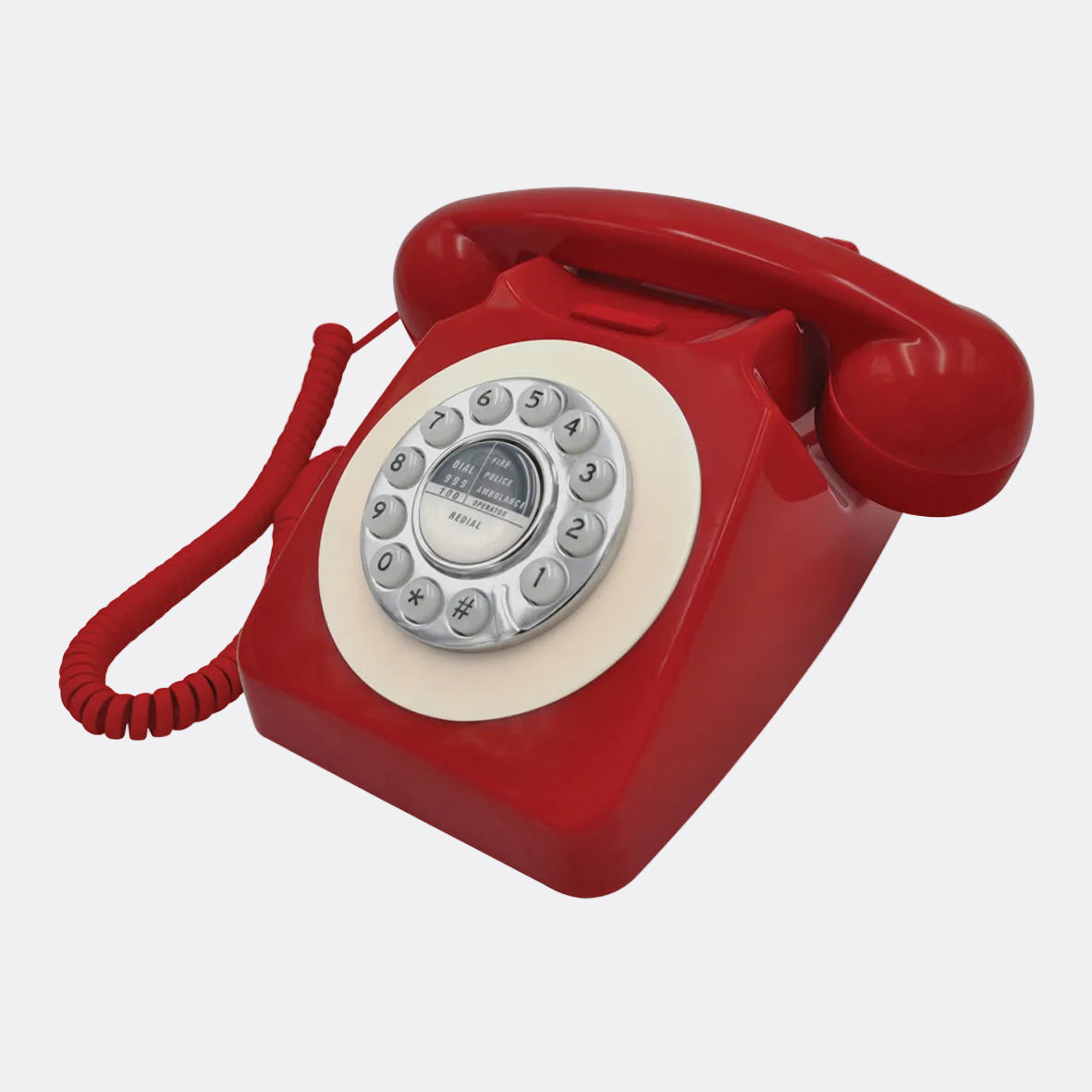 Classic Retro Telephone - Red