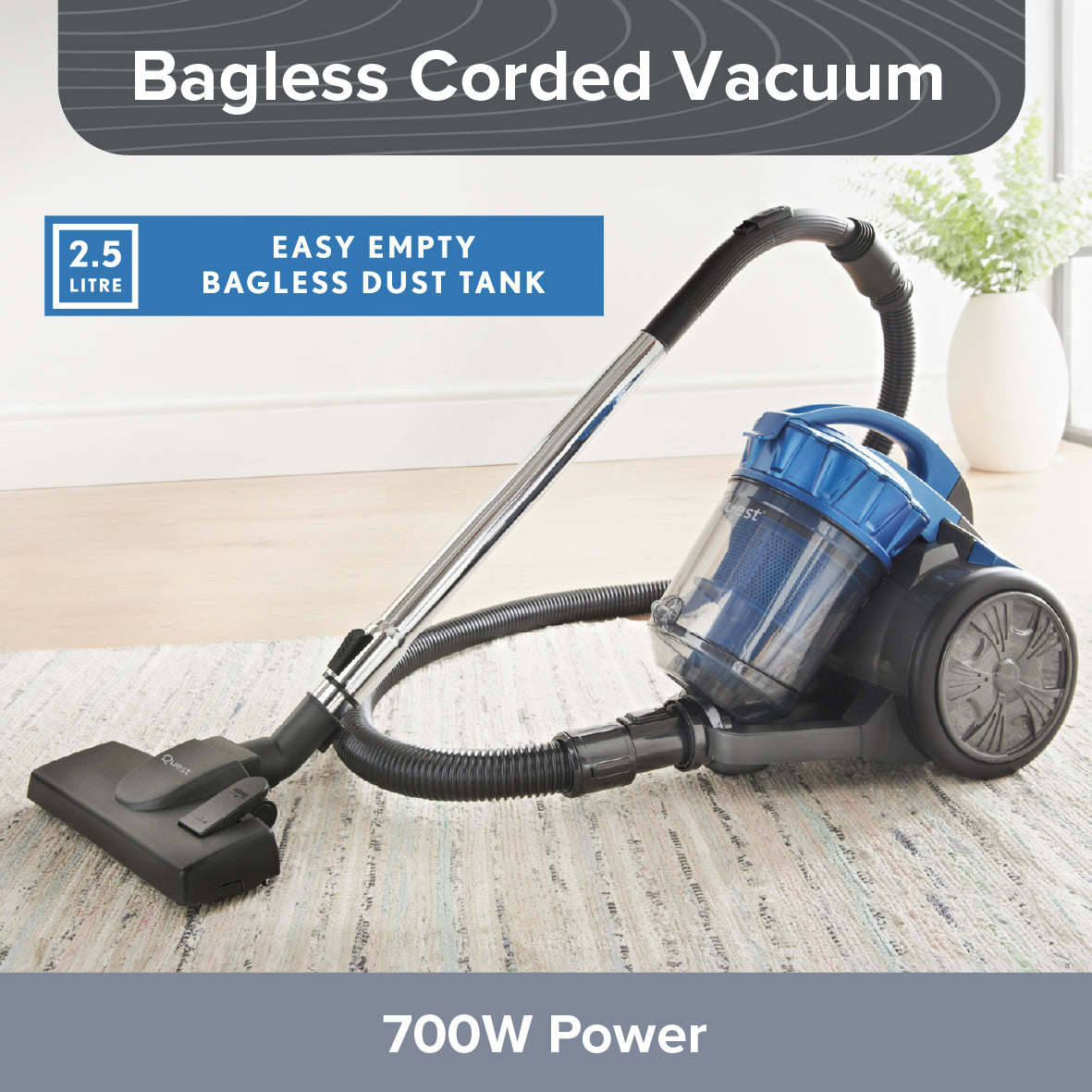 Bagless Cylinder Vacuum Cleaner