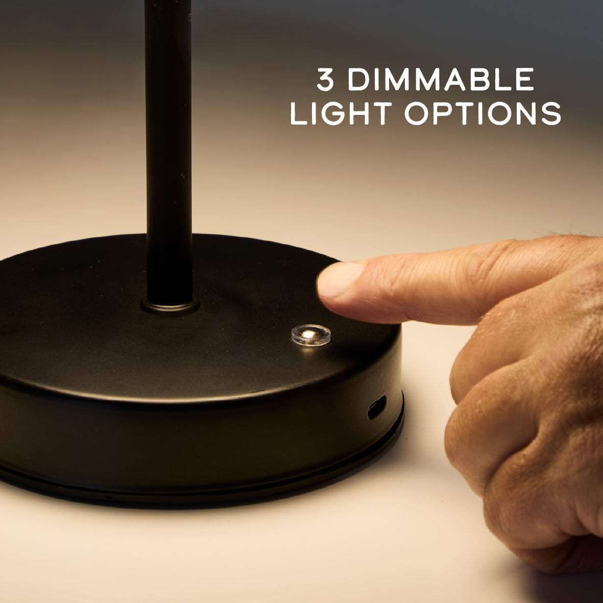 Mushroom Table Lamp - Black
