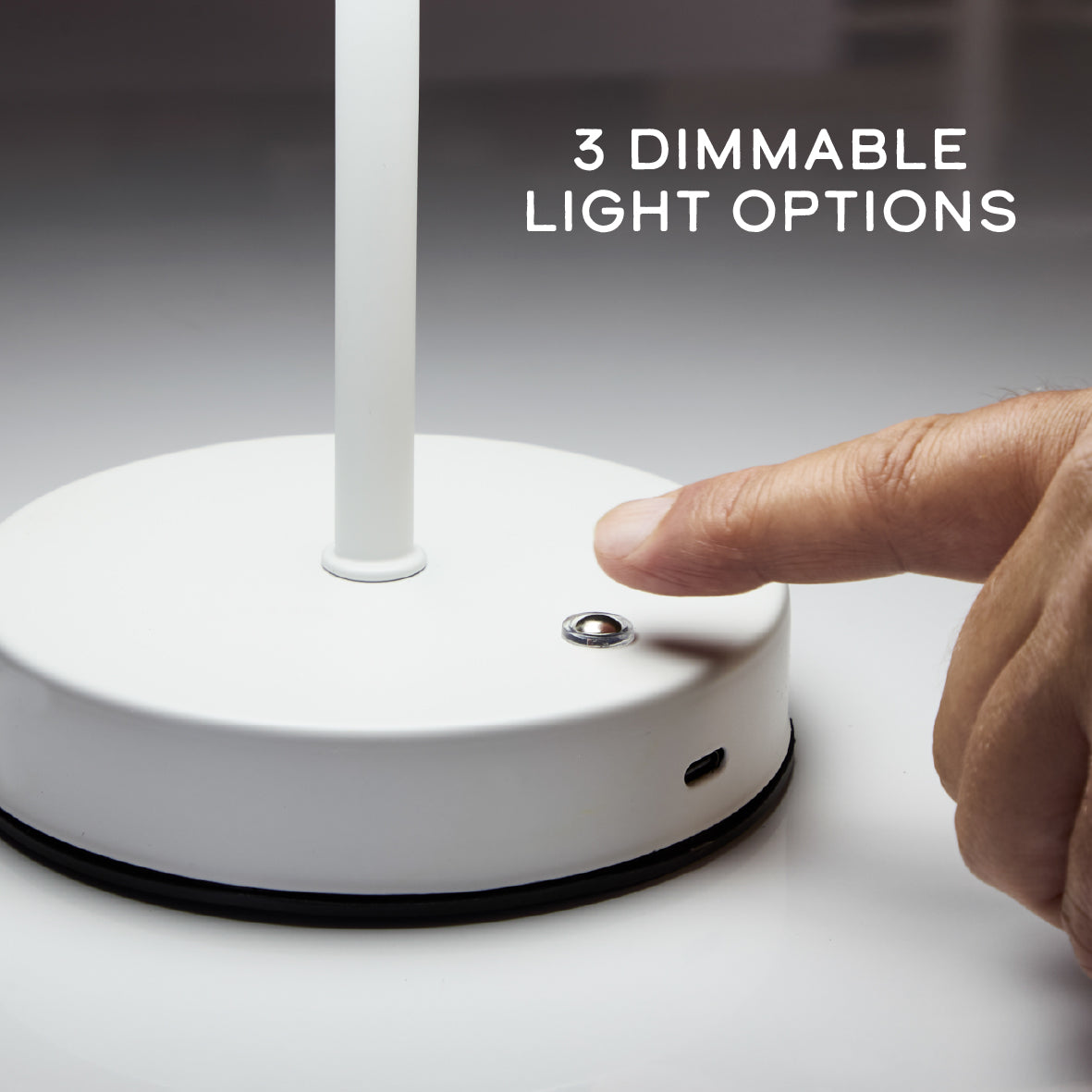 Mushroom Table Lamp - White