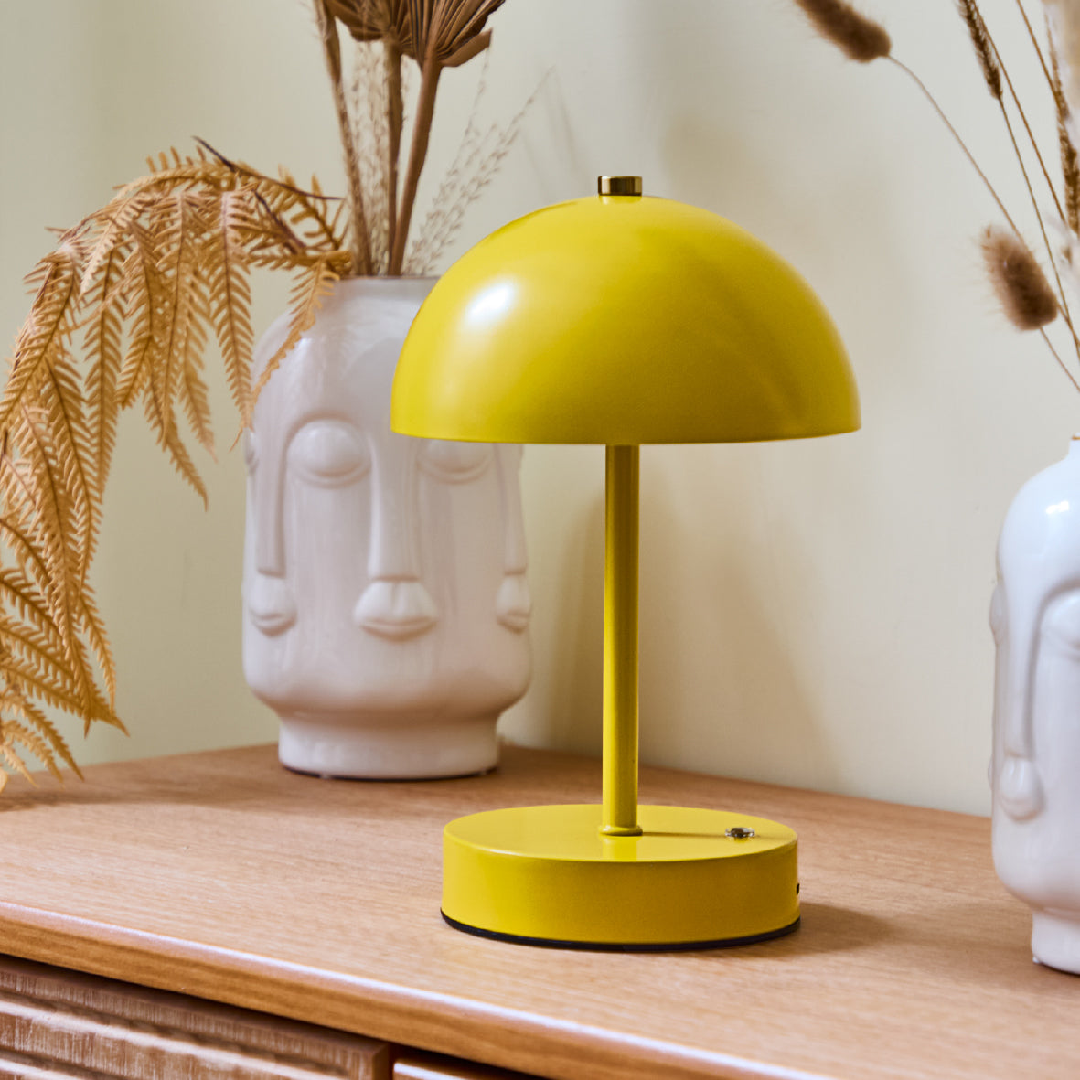 Mushroom Table Lamp - Yellow