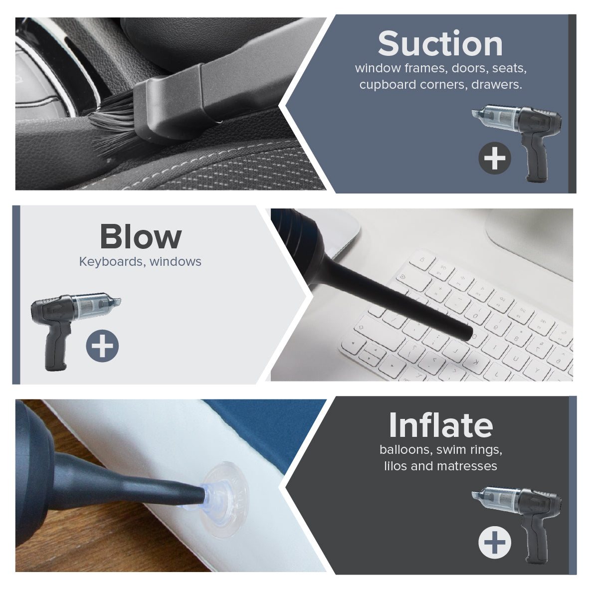 Handheld Car Vacuum and Blower