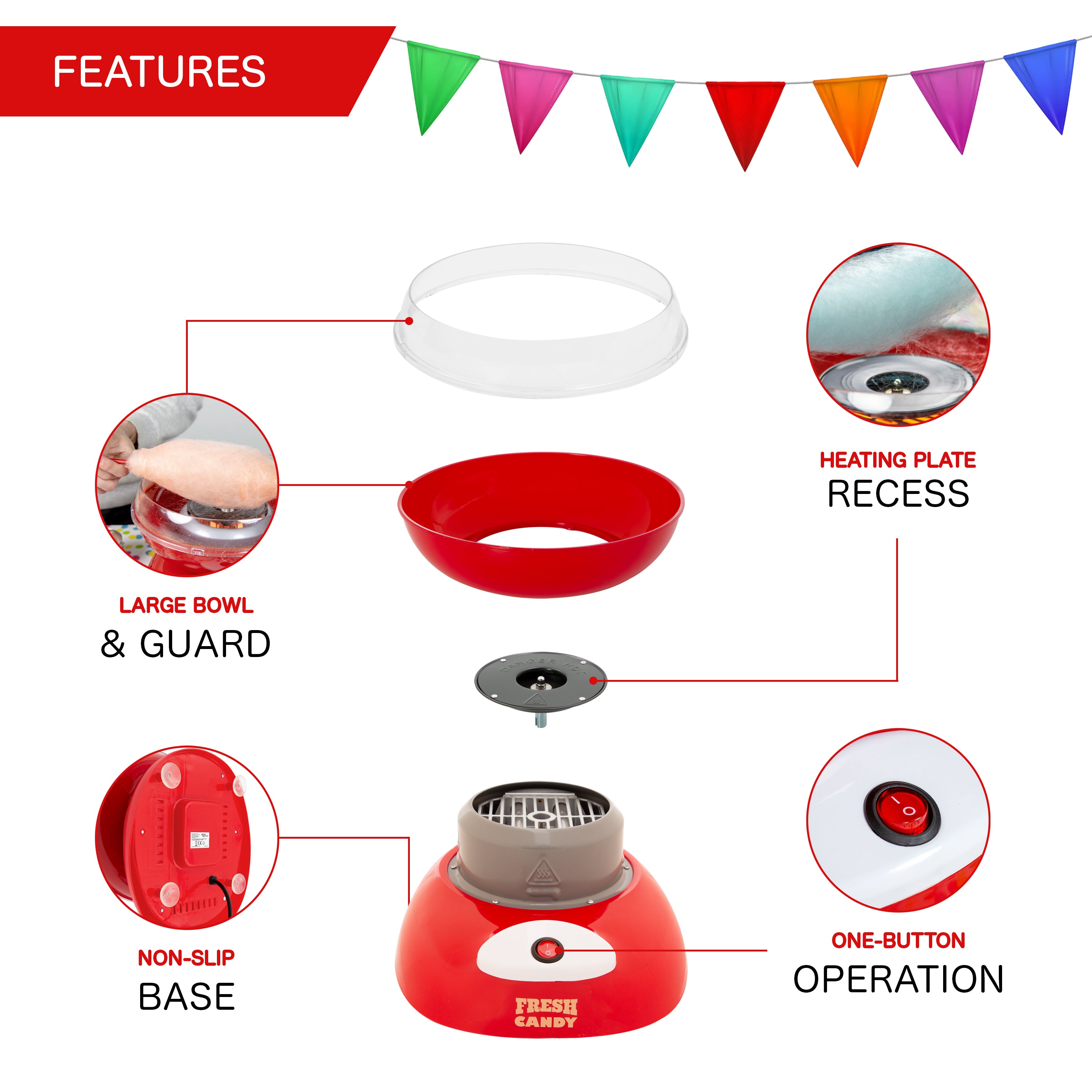 Large Candy Floss Maker