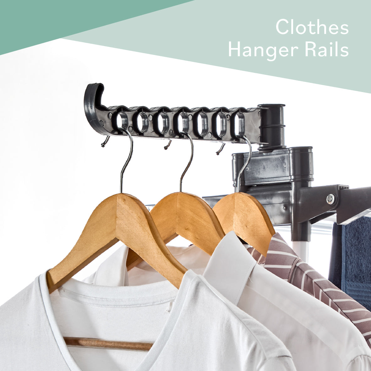 3 Tier Clothes Airer with Wheels