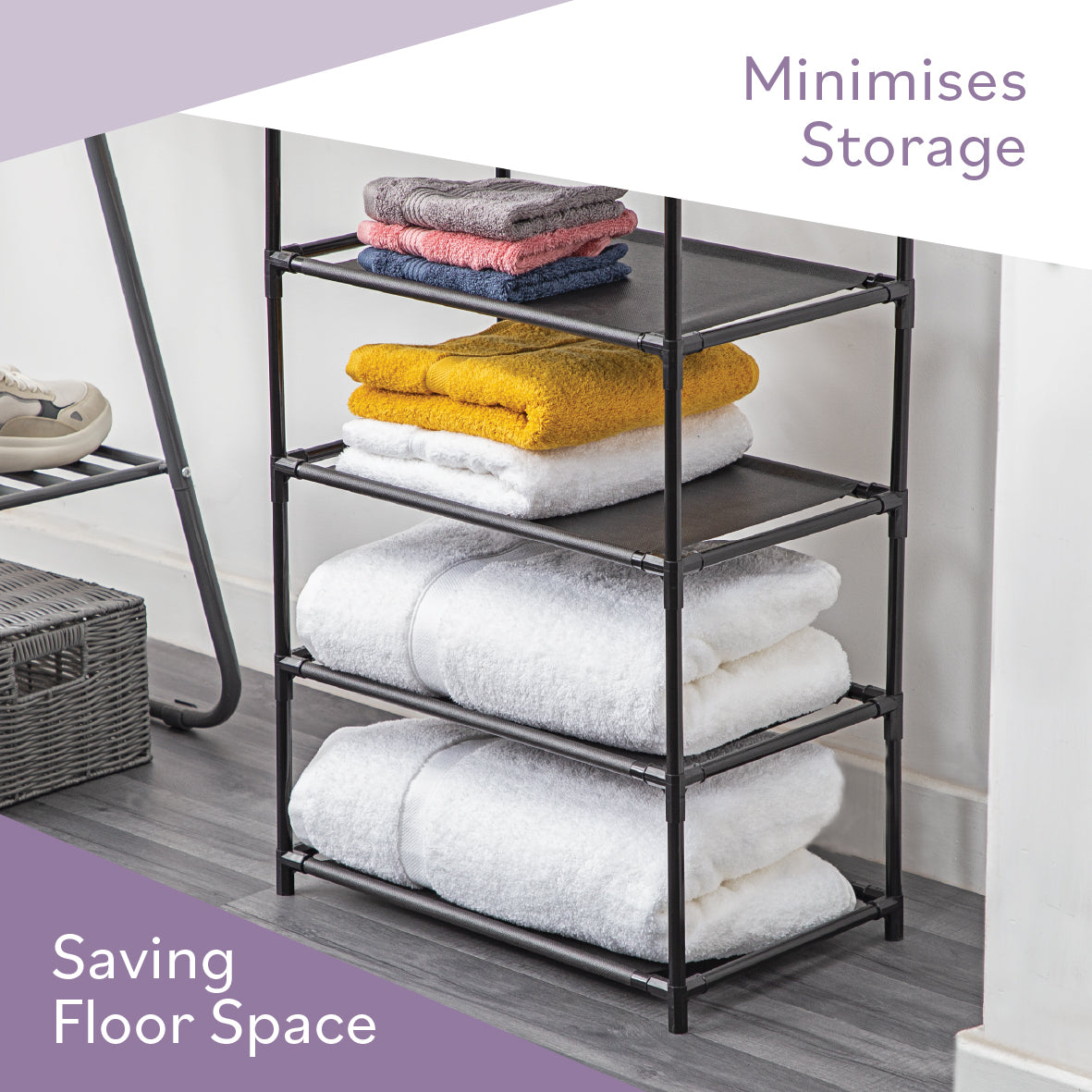 10-Tier Shoe Rack