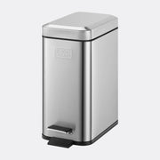 5L Slimline Pedal Bin - Stainless Steel