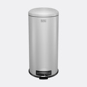 30L Dome Lid Pedal Bin - Grey