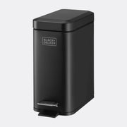5L Slimline Pedal Bin - Matt Black