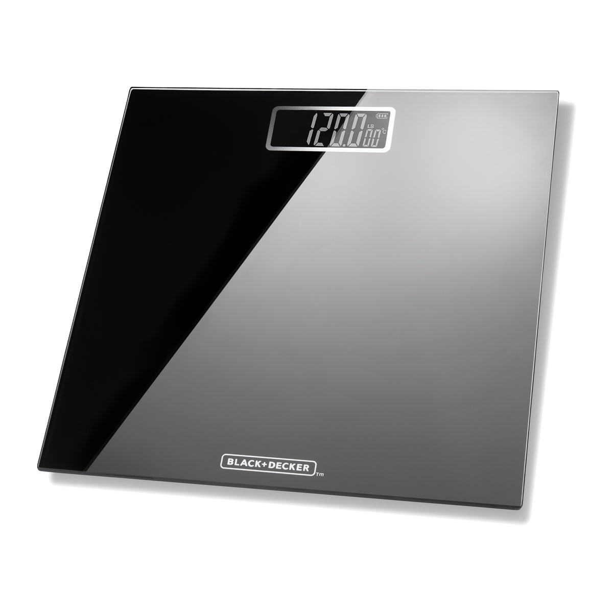 BLACK+DECKER Digital Bathroom Scales - Black