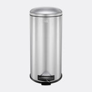 30L Dome Lid Pedal Bin - Stainless Steel