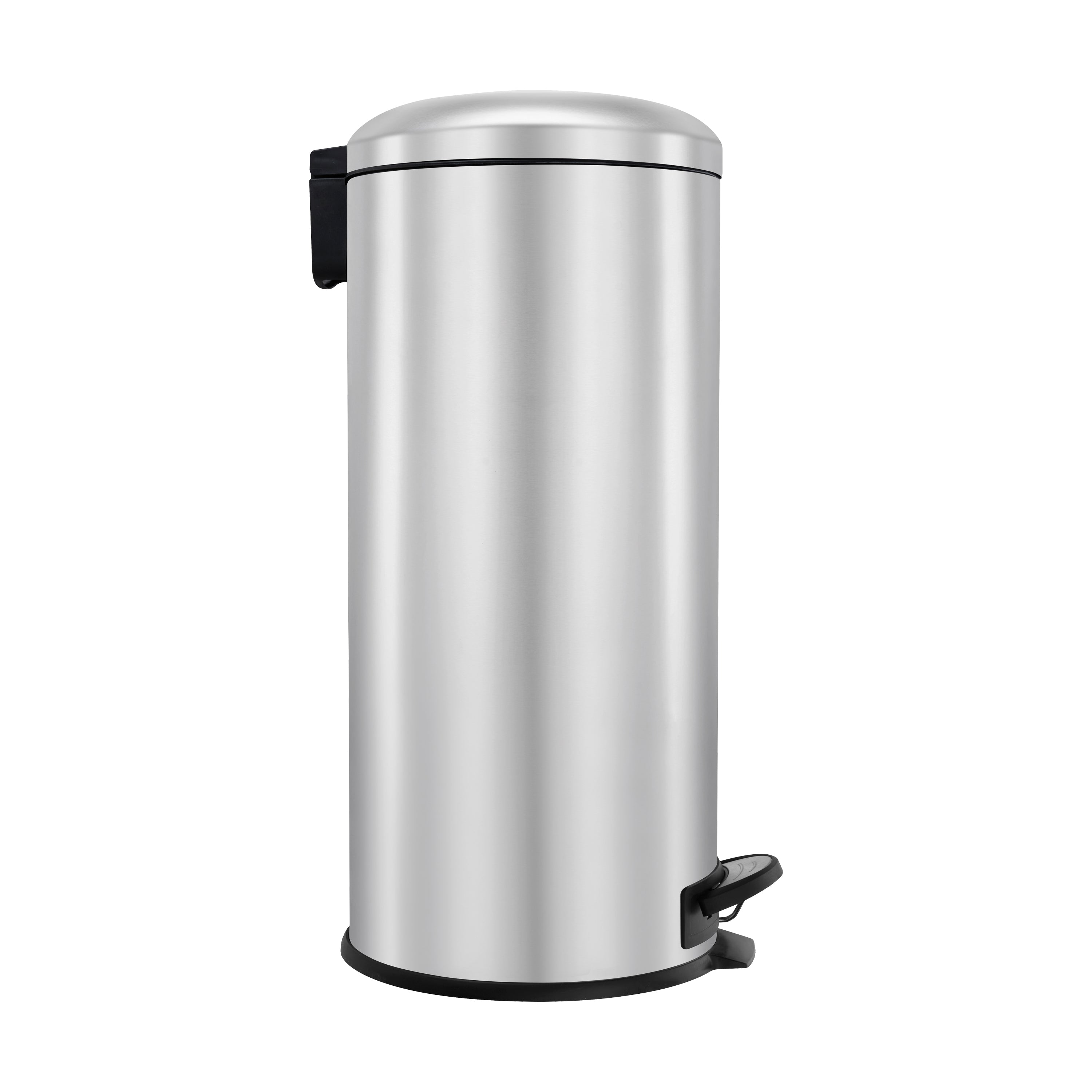 30L Dome Lid Pedal Bin - Stainless Steel