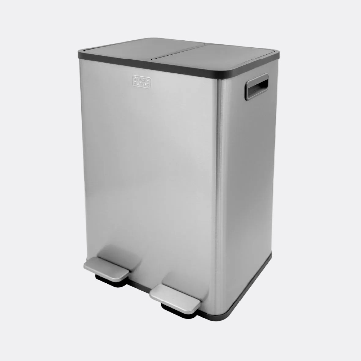 Slimline Recycle Bin Stainless Steel
