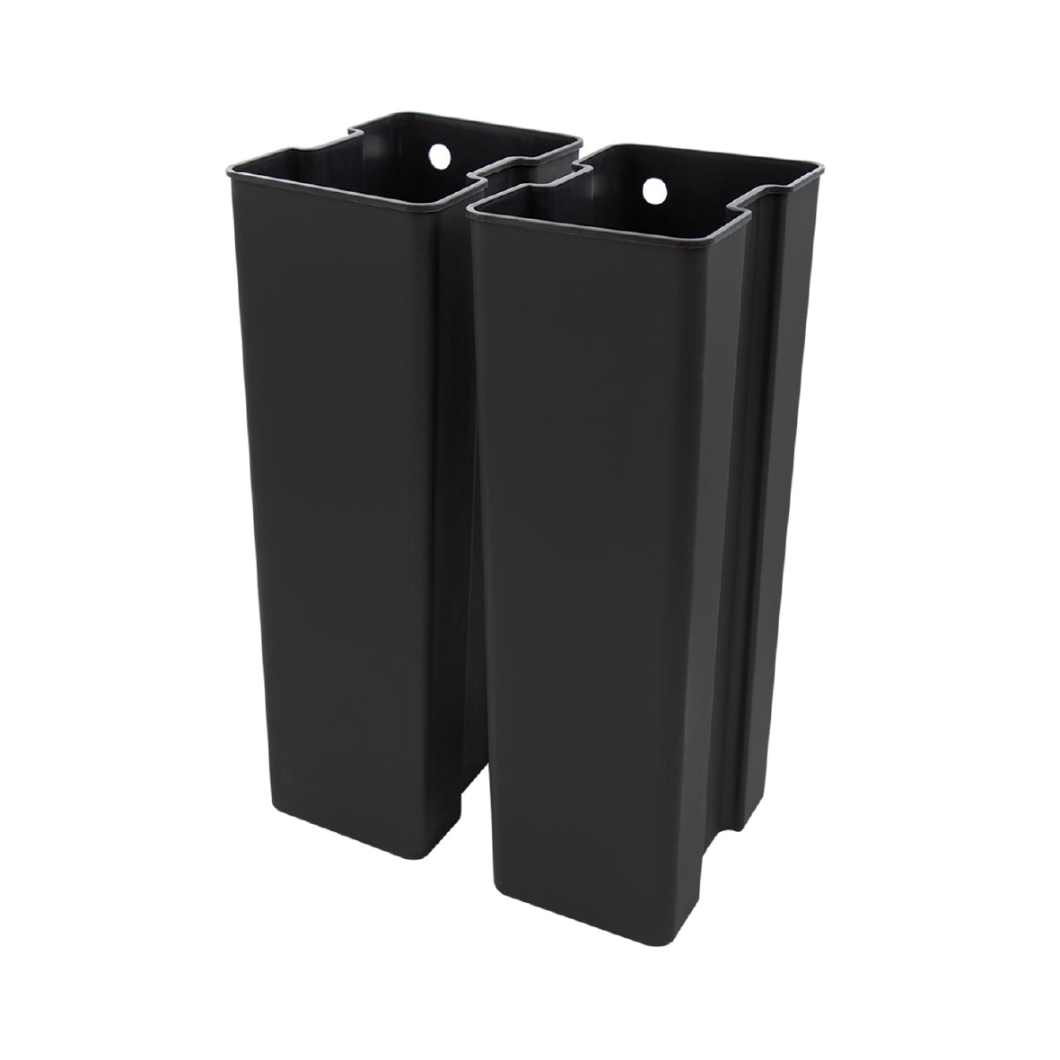 40L Slimline Recycle Bin - Stainless Steel