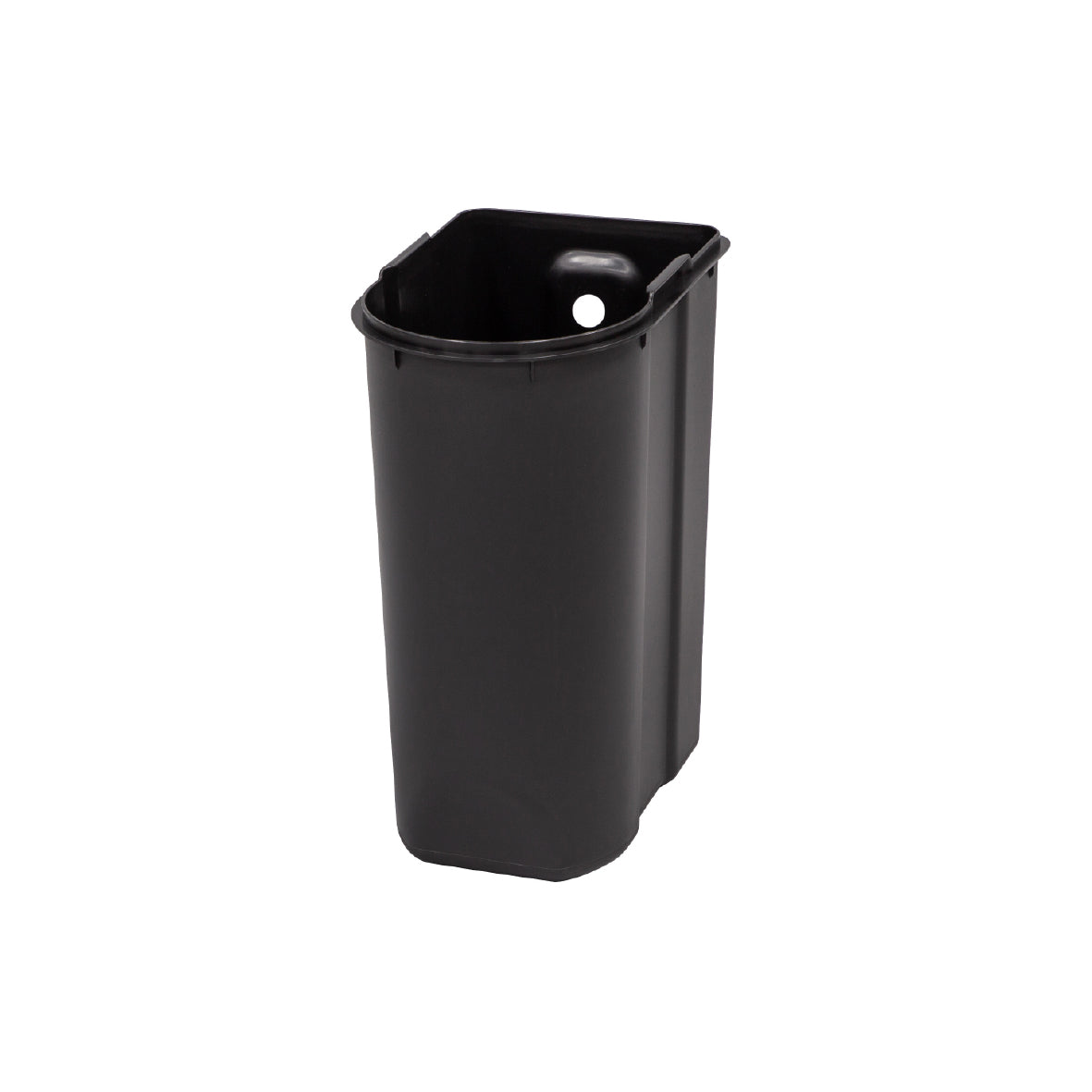 10L Curved Slimline Pedal Bin - White