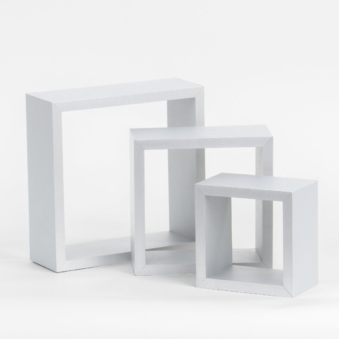 3pk Floating Cube Shelves