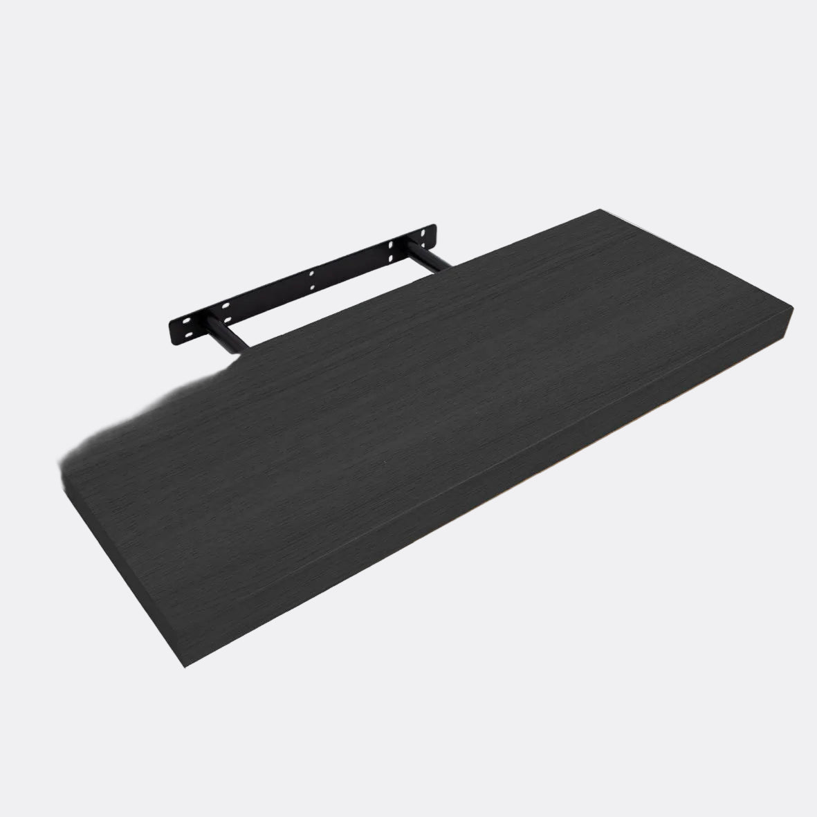 Anika 60cm Black Floating Wall Shelf