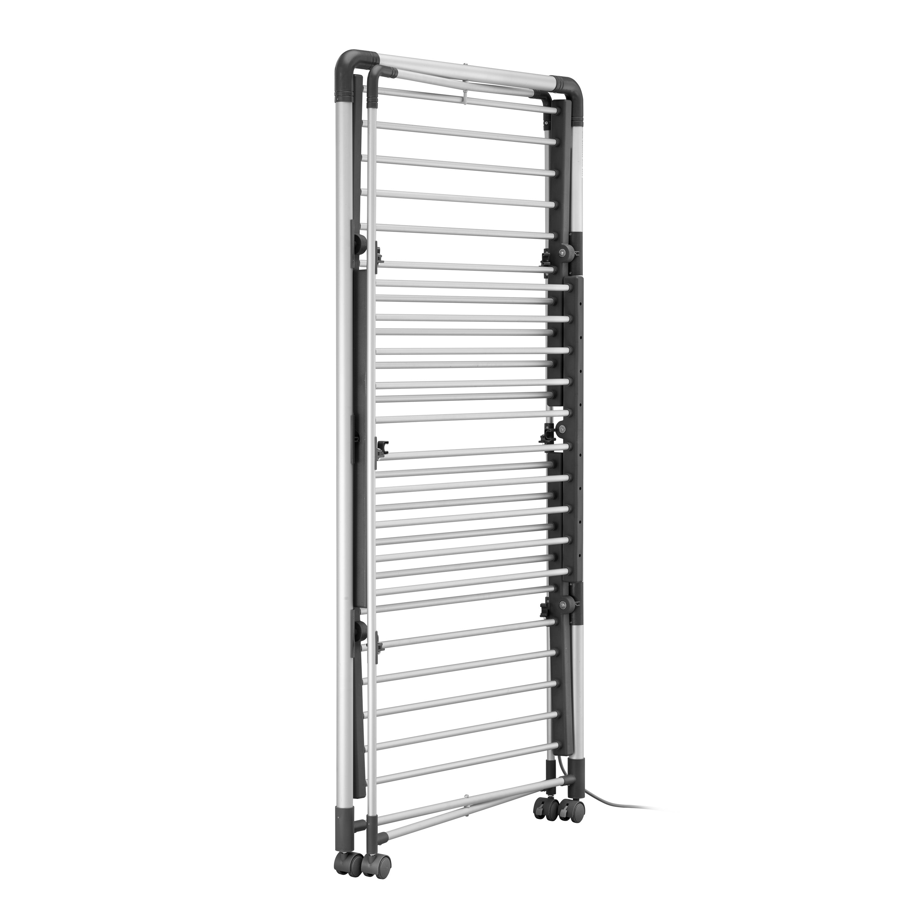 3 Tier Heated Airer Wheels And Cover