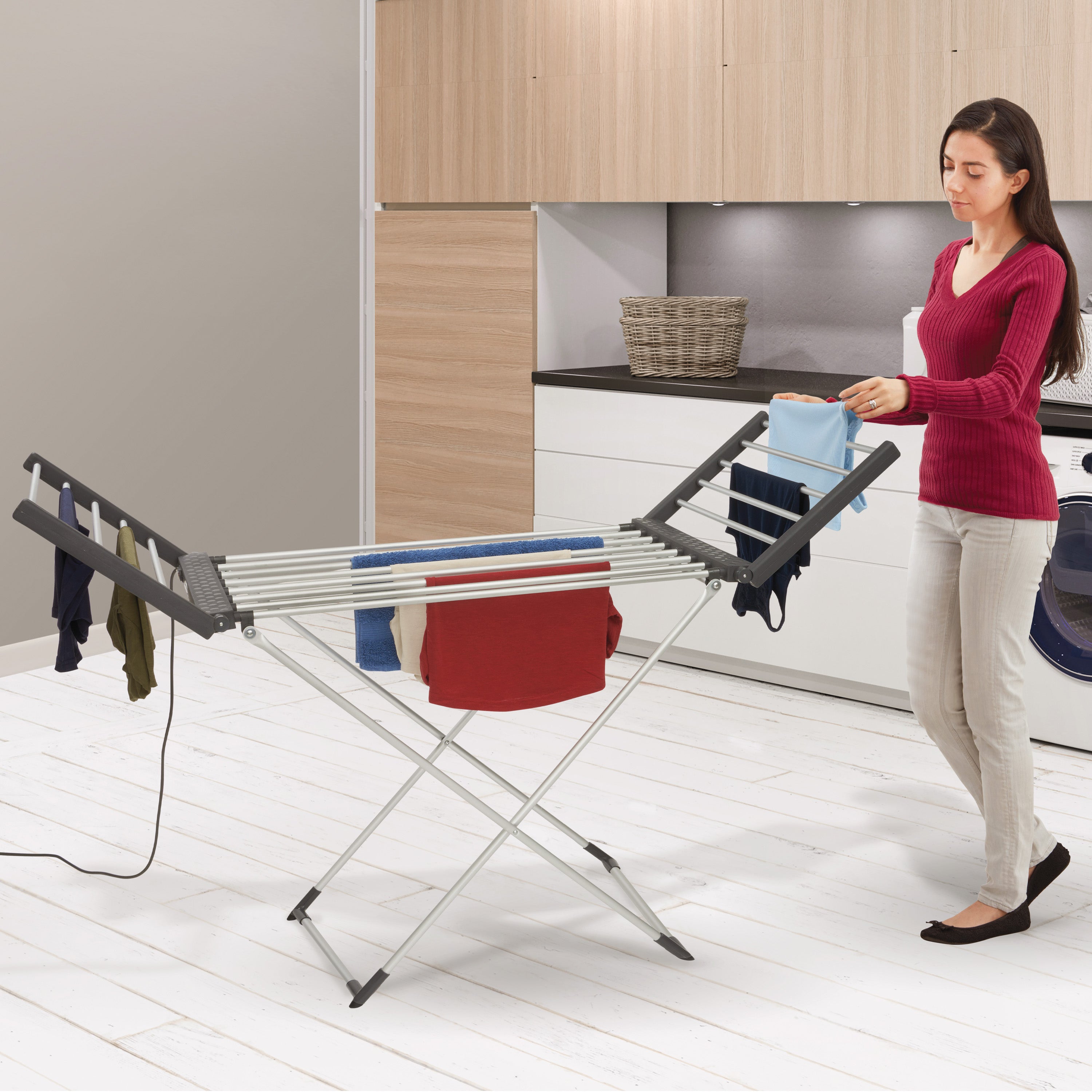 Heated Winged Airer