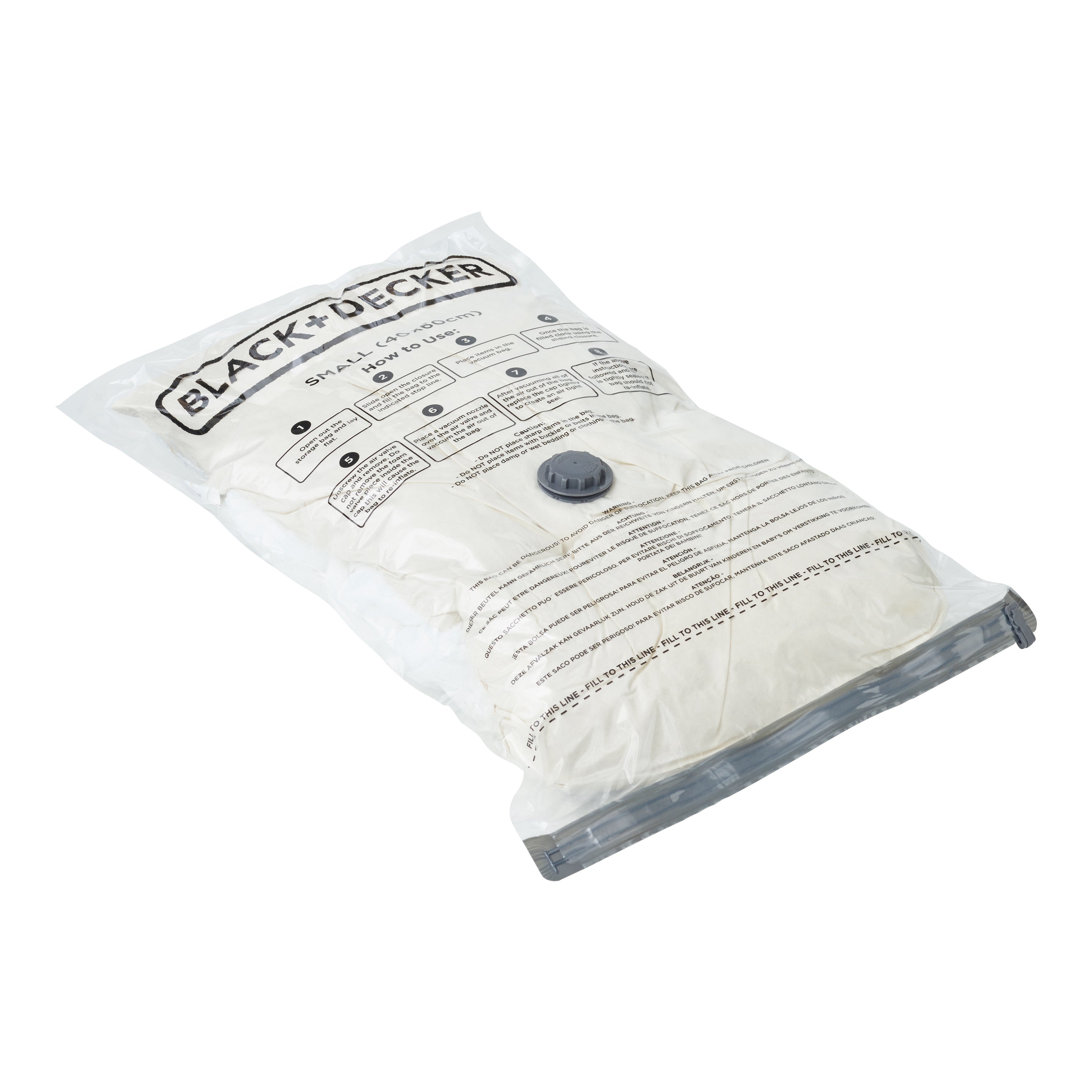 3pk Vacuum Storage Bag - Small