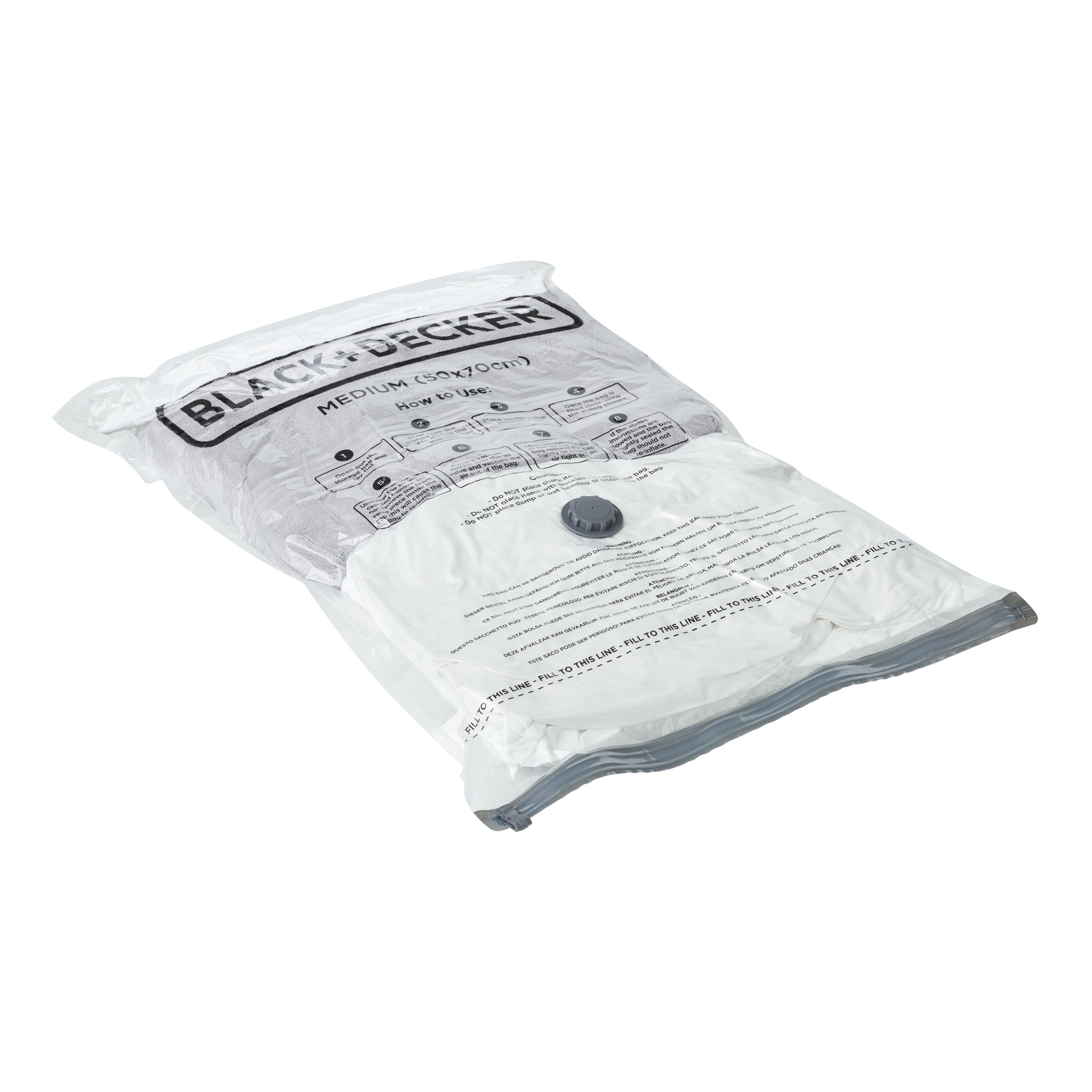 3pk Vacuum Storage Bag - Medium