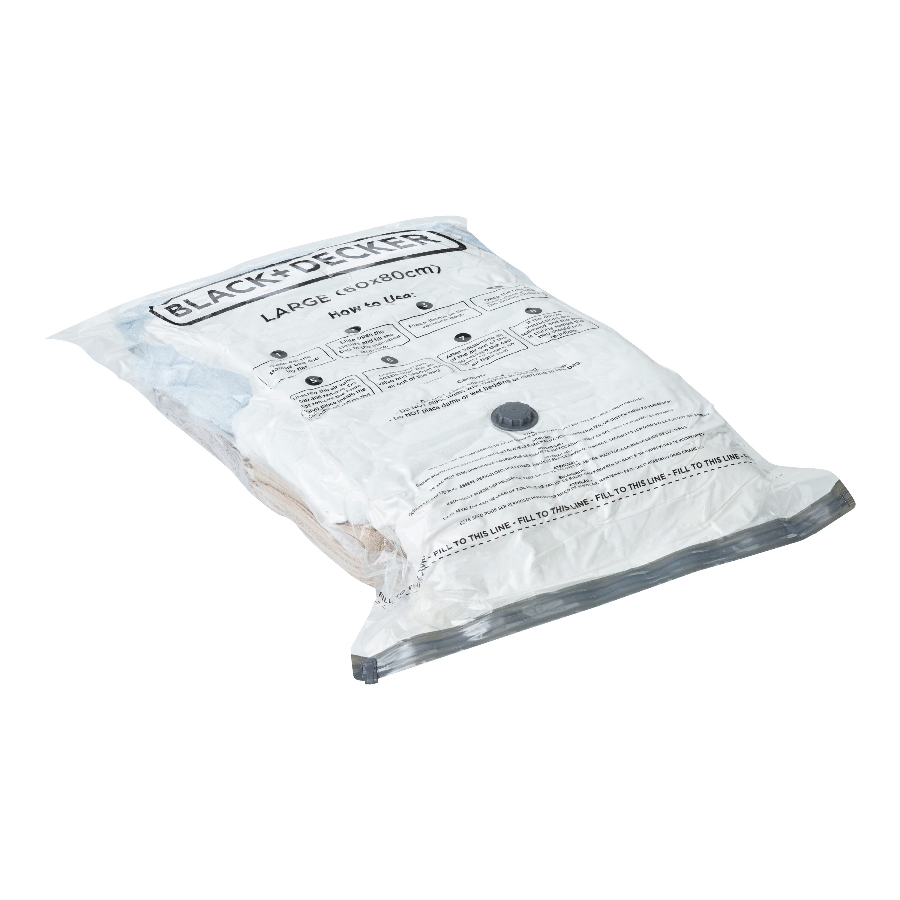 3pk Vacuum Storage Bag - Large