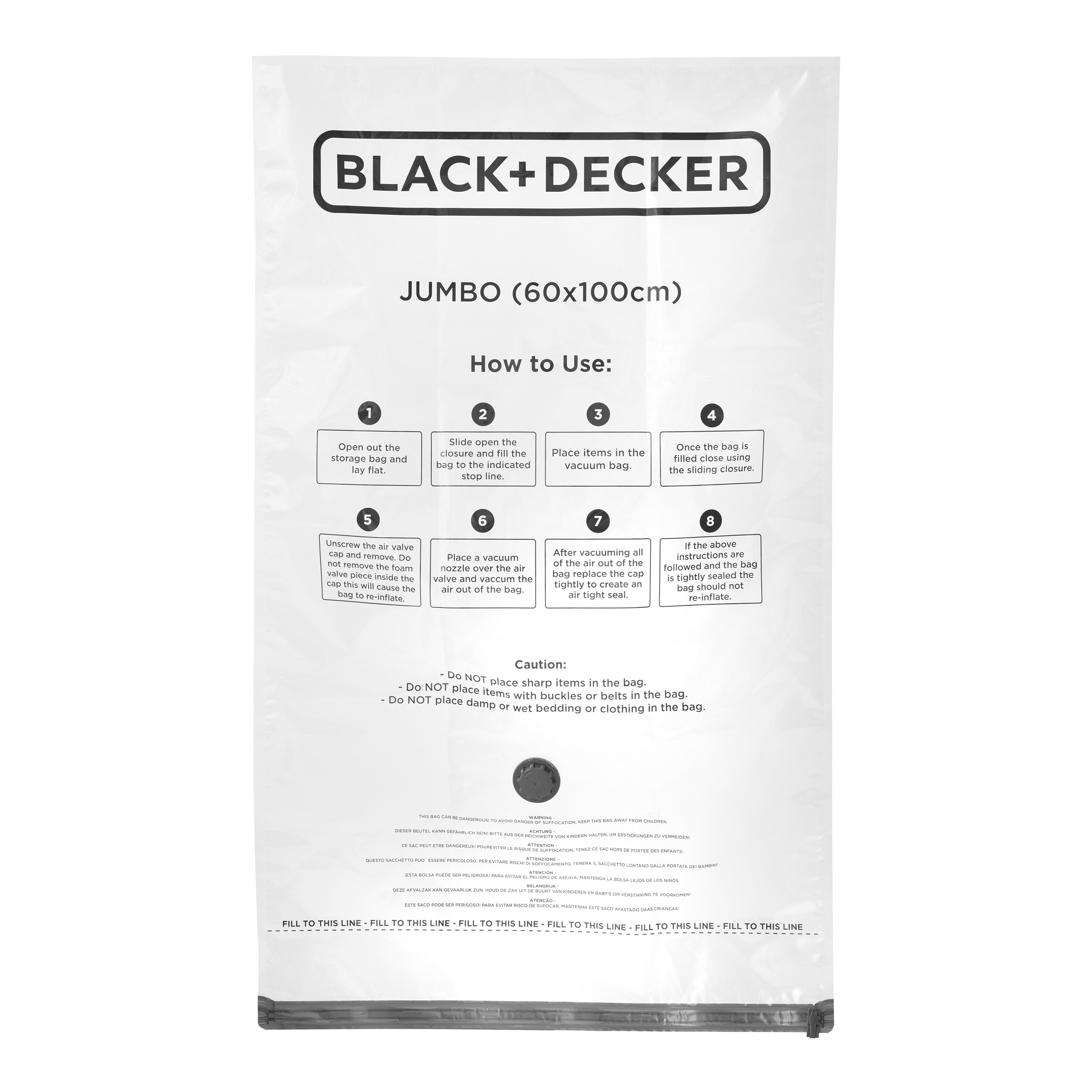 3pk Vacuum Storage Bag - Extra Large