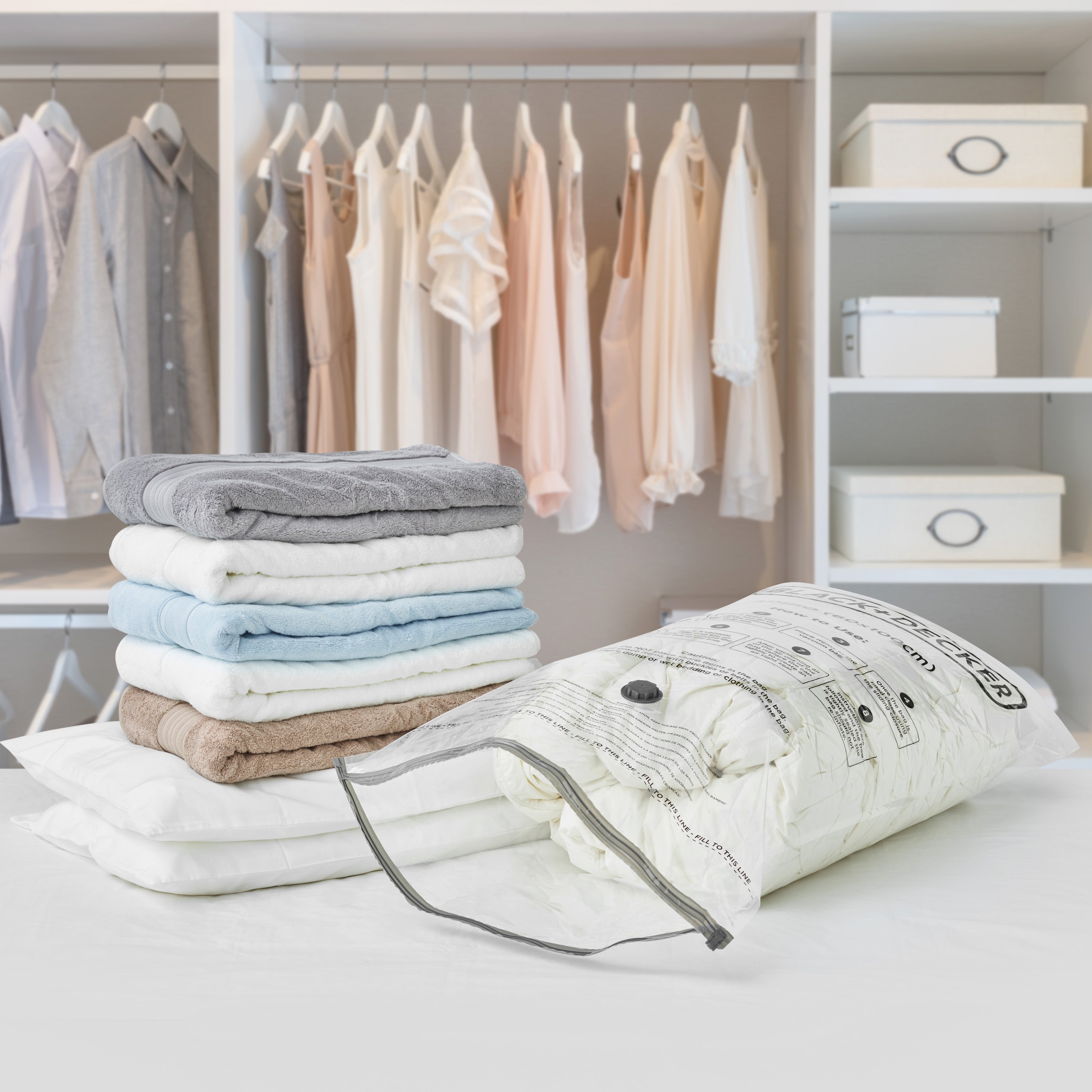3pk Vacuum Storage Bag - Extra Large