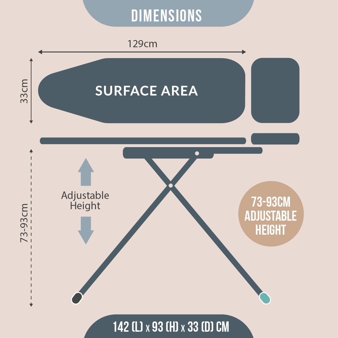 Deluxe Ironing Board