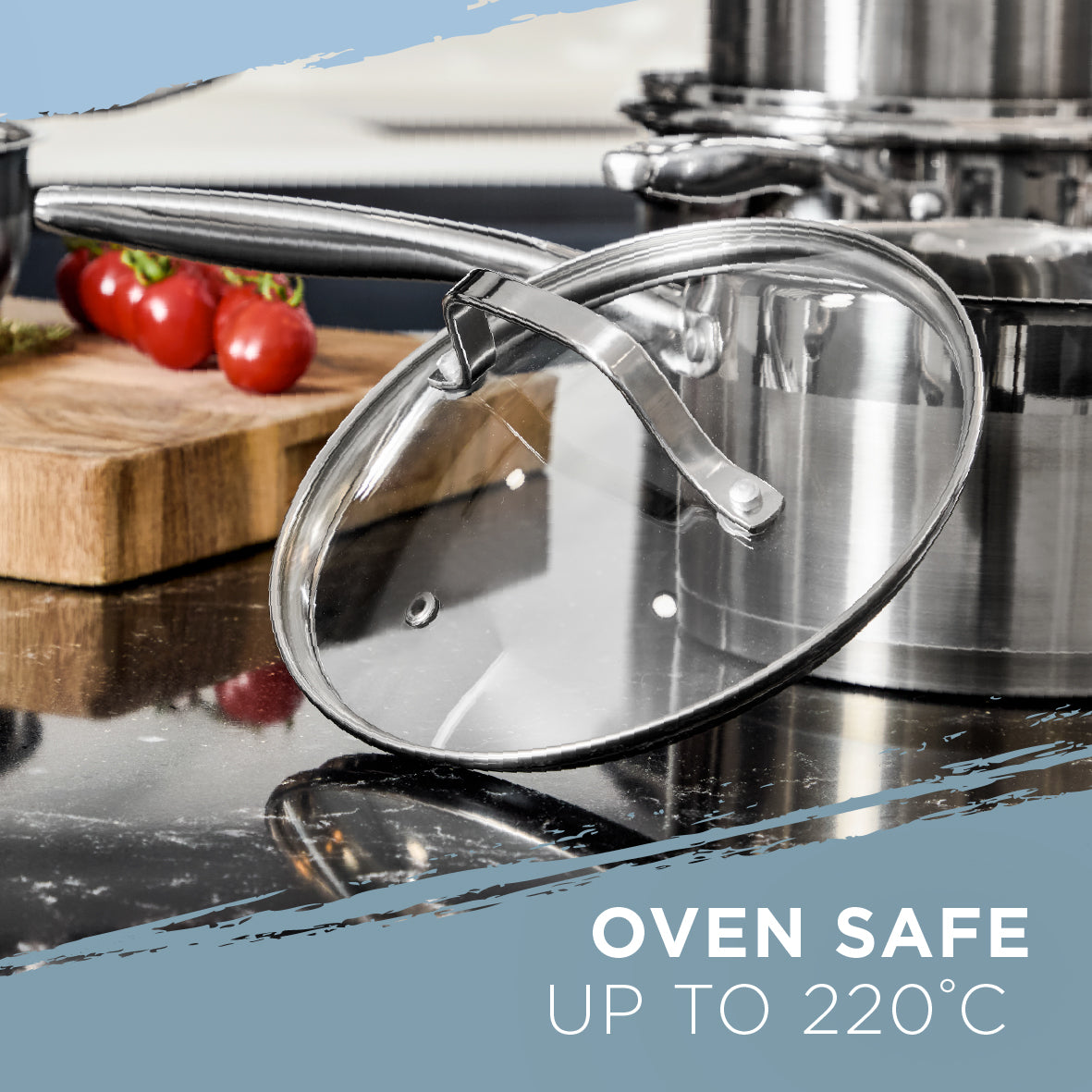 Stainless Steel Pro 18cm Saucepan with Lid