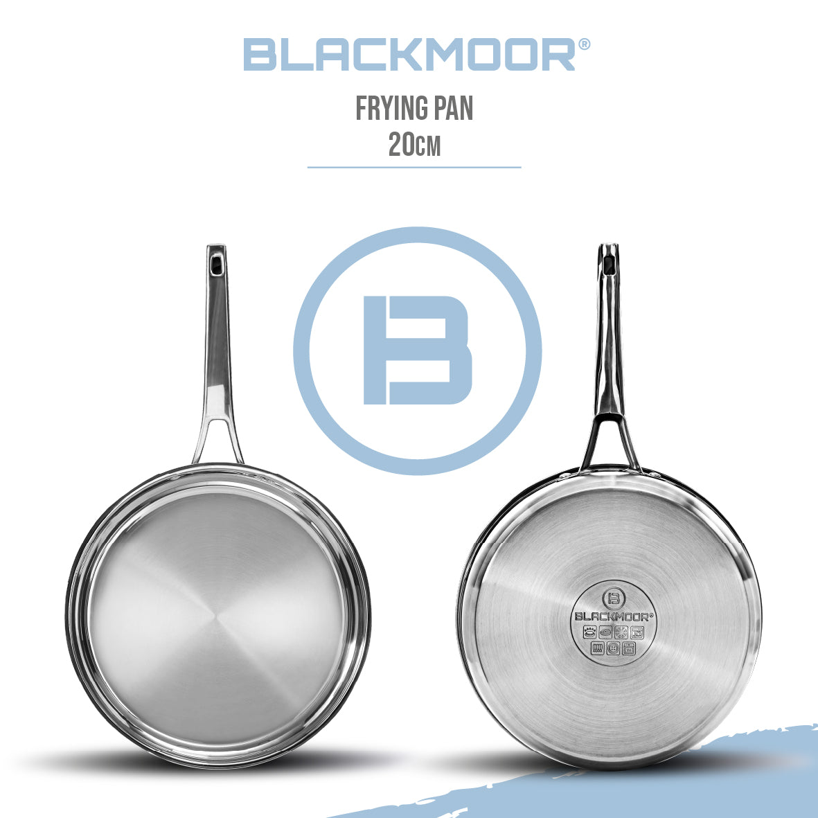 Stainless Steel Pro 20cm Frying Pan