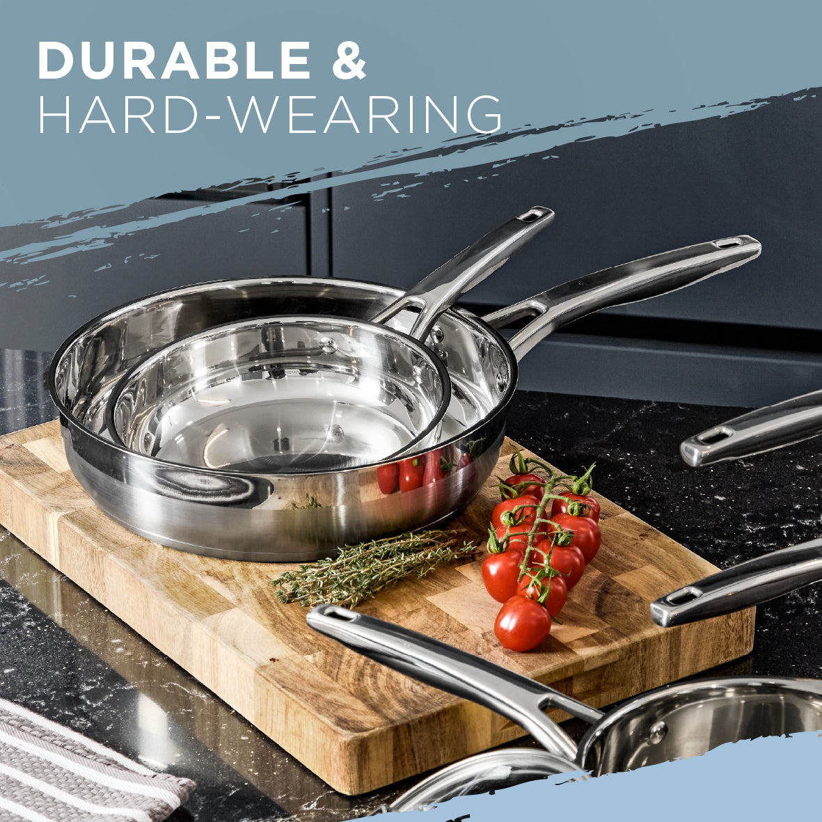 Stainless Steel Pro 24cm Frying Pan