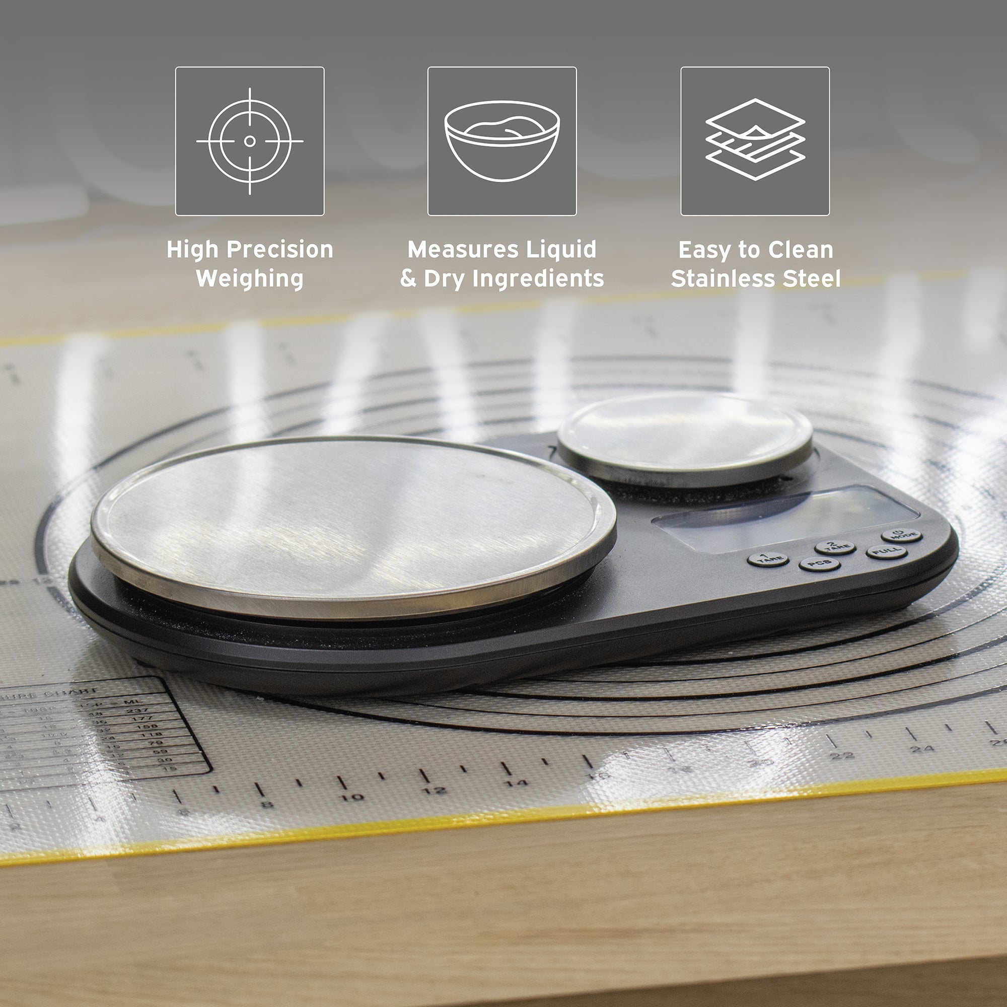 Dual Platform Digital Kitchen Scales