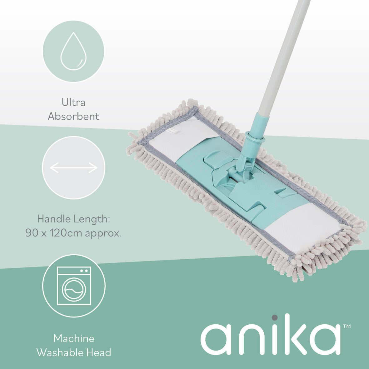 Extendable Flat Head Mop